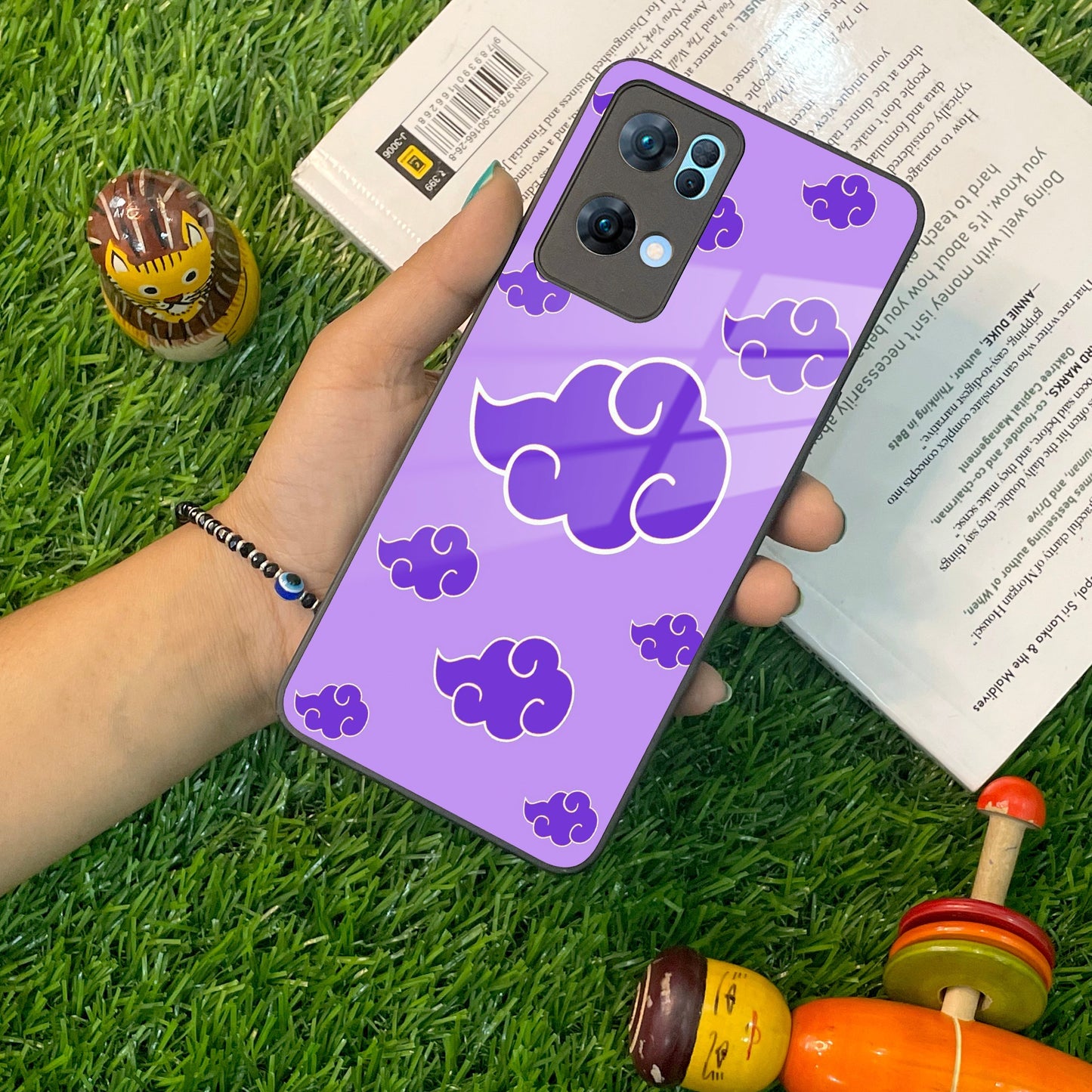 Purple Cloud Mobile Glass Phone Case Cover For Oppo ShopOnCliQ