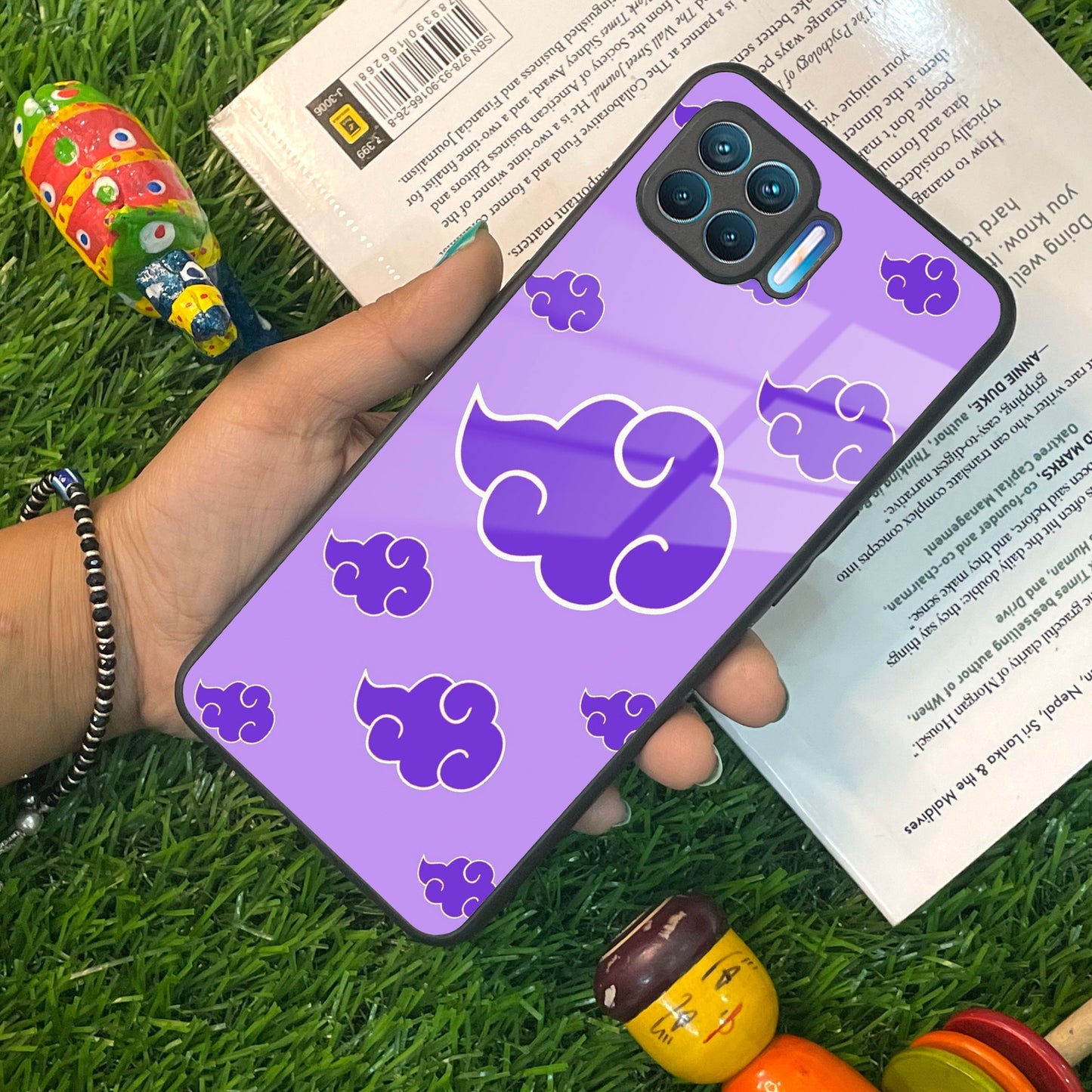 Purple Cloud Mobile Glass Phone Case Cover For Oppo ShopOnCliQ