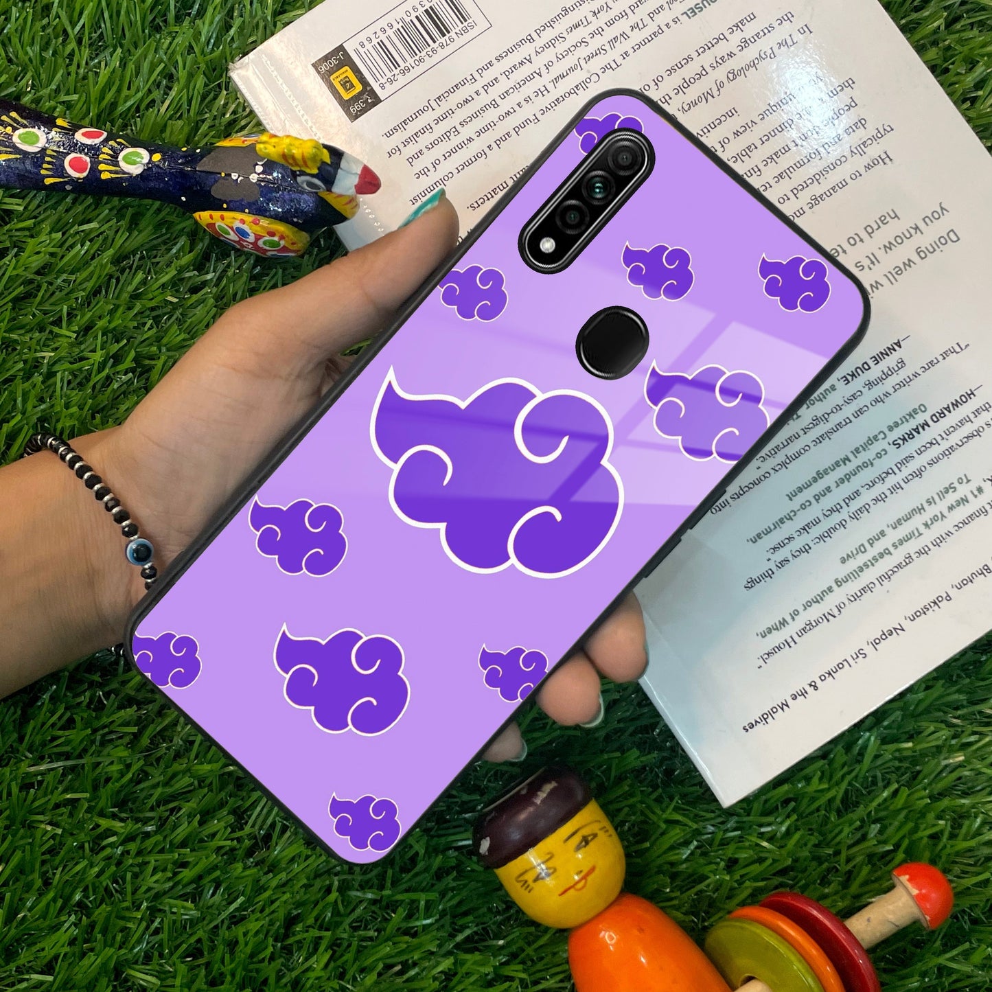 Purple Cloud Mobile Glass Phone Case Cover For Oppo ShopOnCliQ