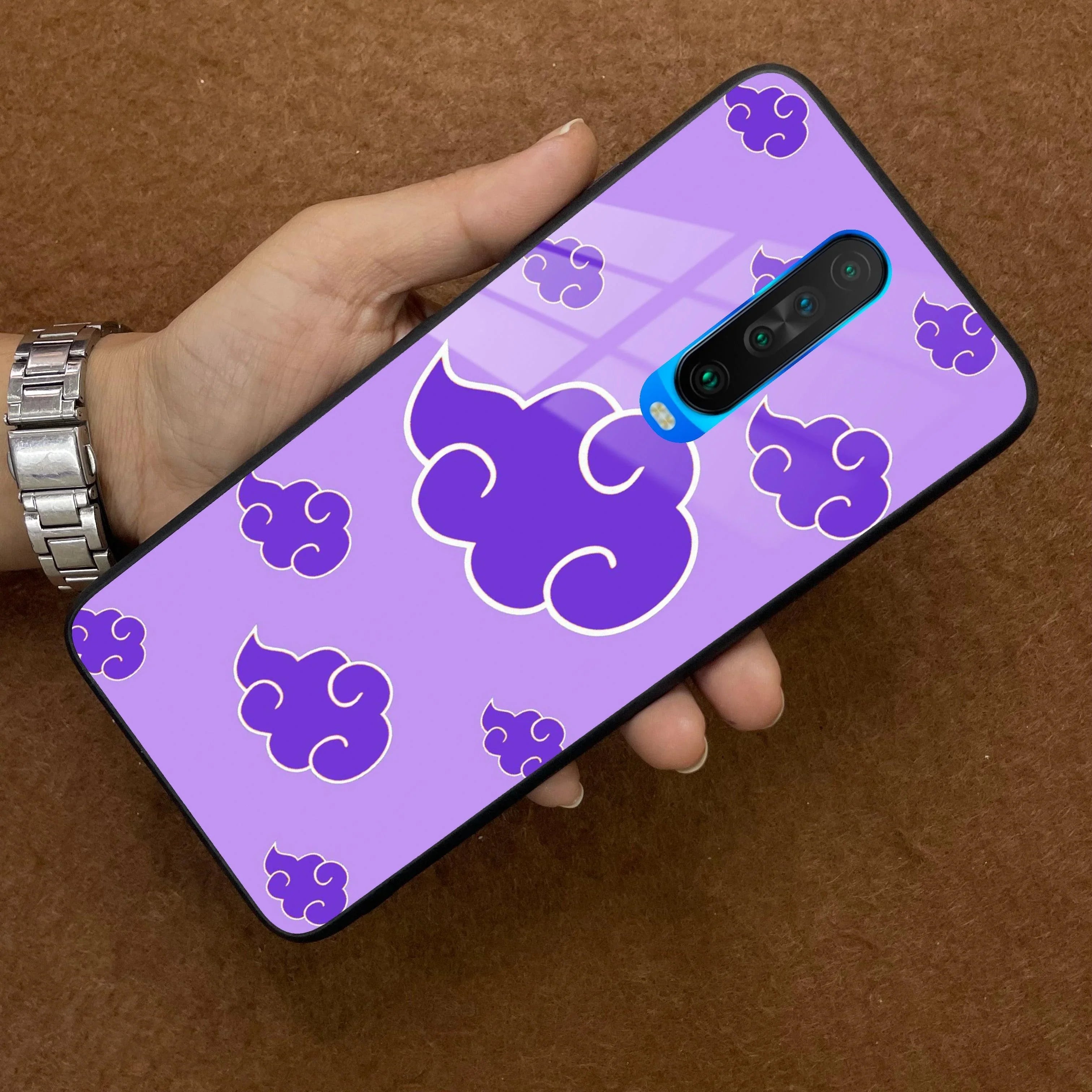 Purple Cloud Mobile Glass Phone Case Cover For Poco - ShopOnCliQ