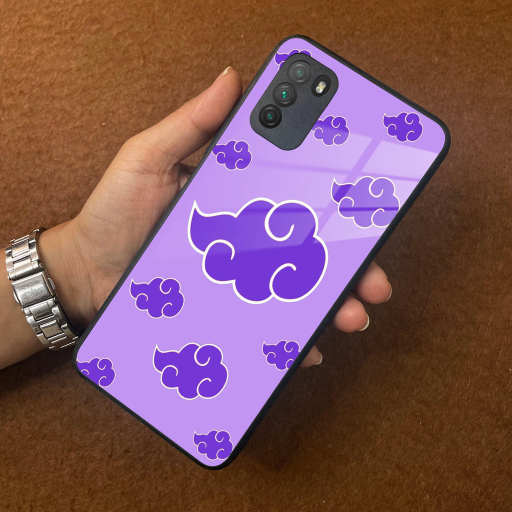 Purple Cloud Mobile Glass Phone Case Cover For Poco - ShopOnCliQ