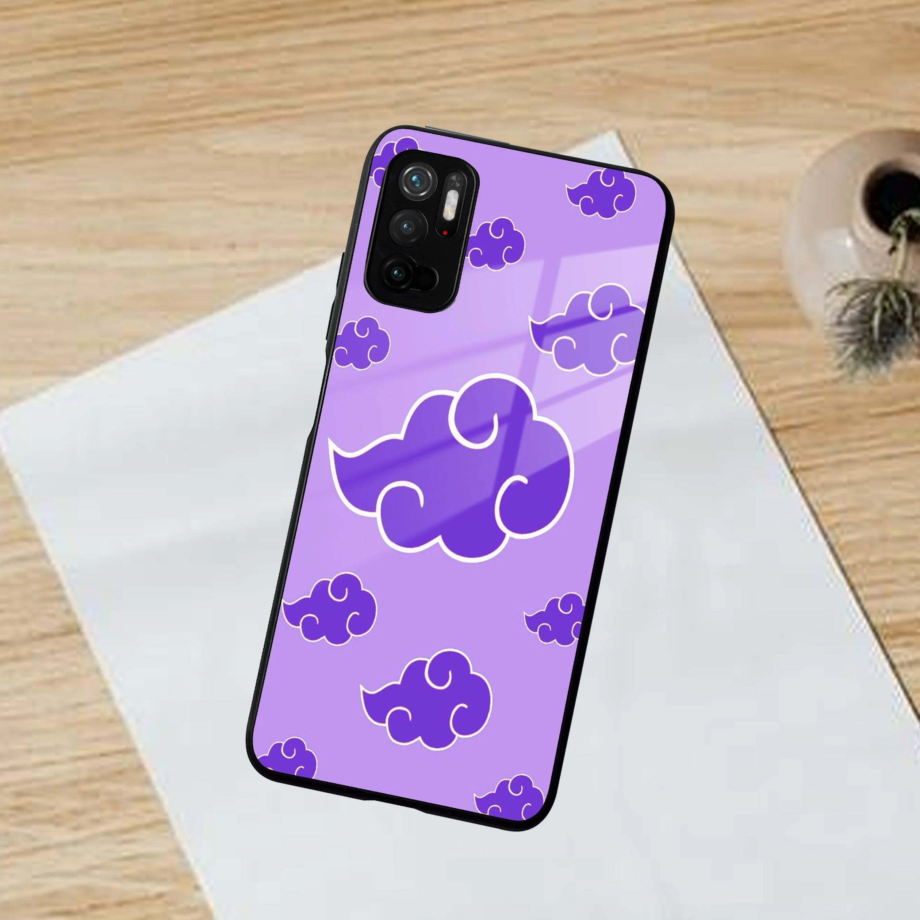 Purple Cloud Mobile Glass Phone Case Cover For Poco - ShopOnCliQ