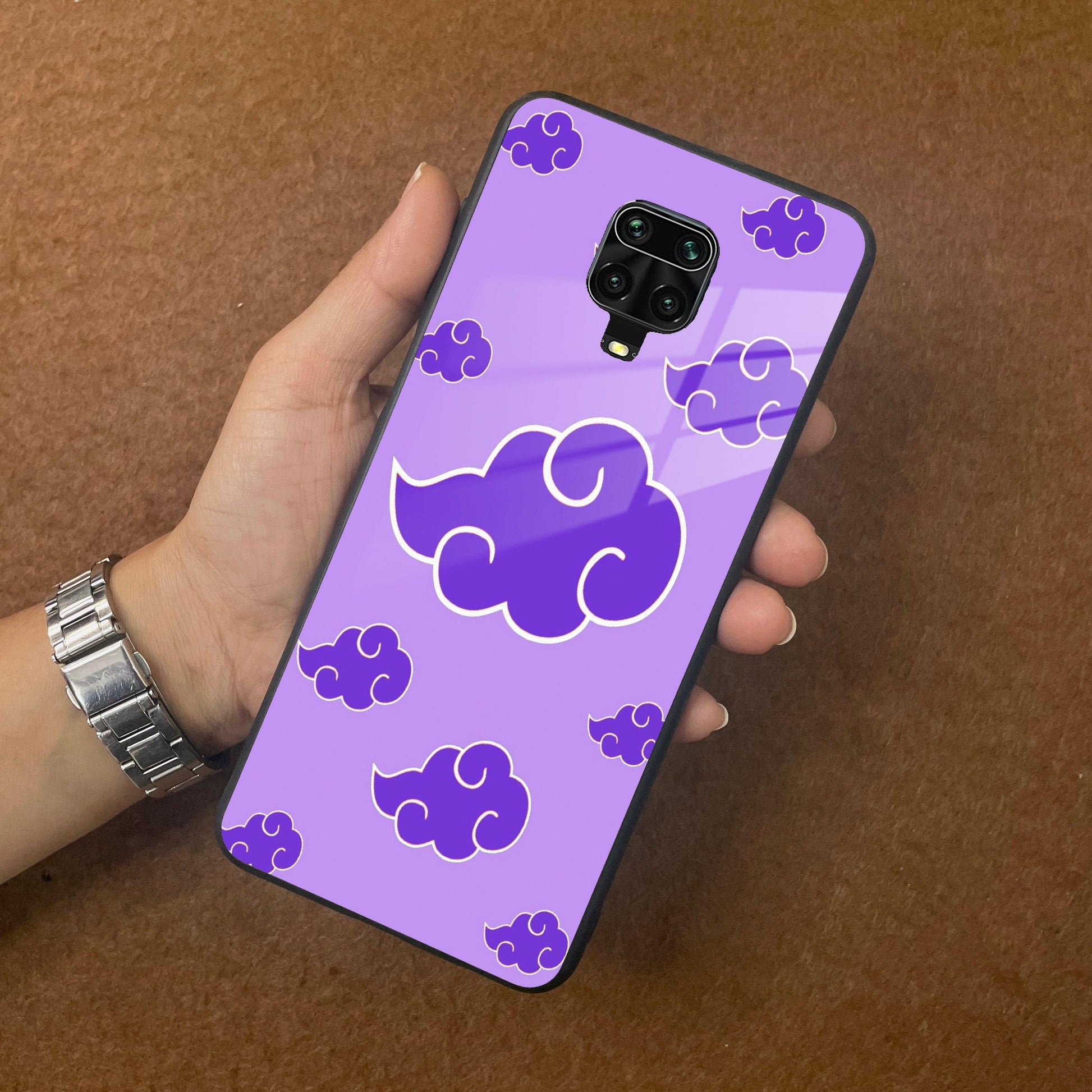 Purple Cloud Mobile Glass Phone Case Cover For Poco ShopOnCliQ