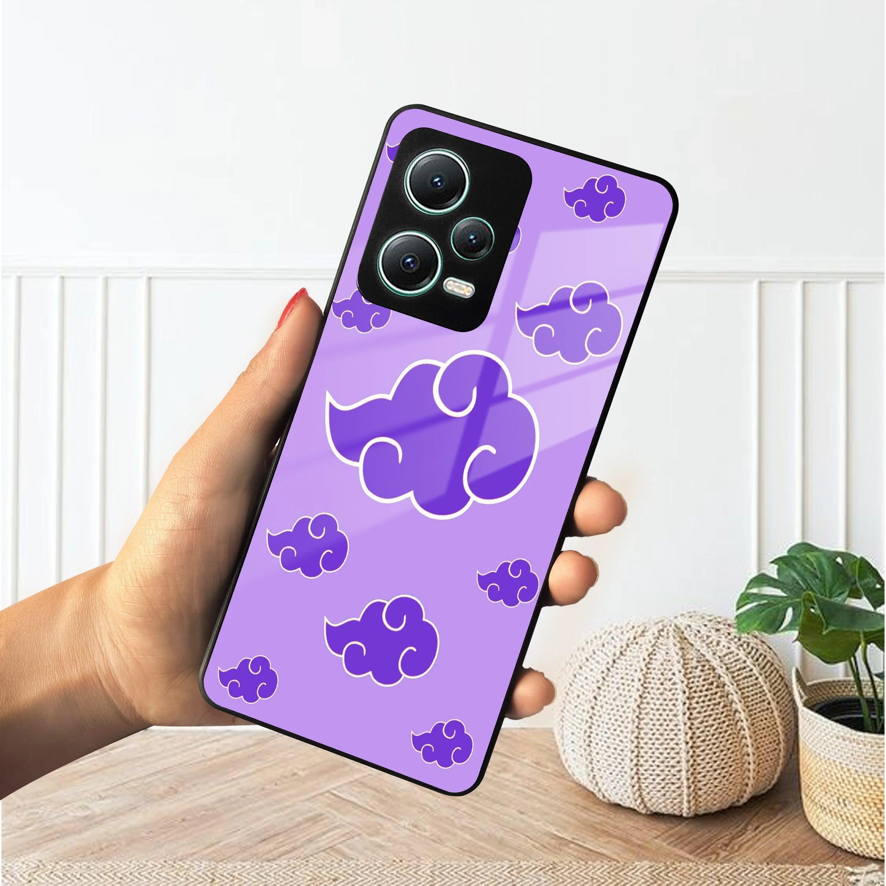 Purple Cloud Mobile Glass Phone Case Cover For Poco - ShopOnCliQ
