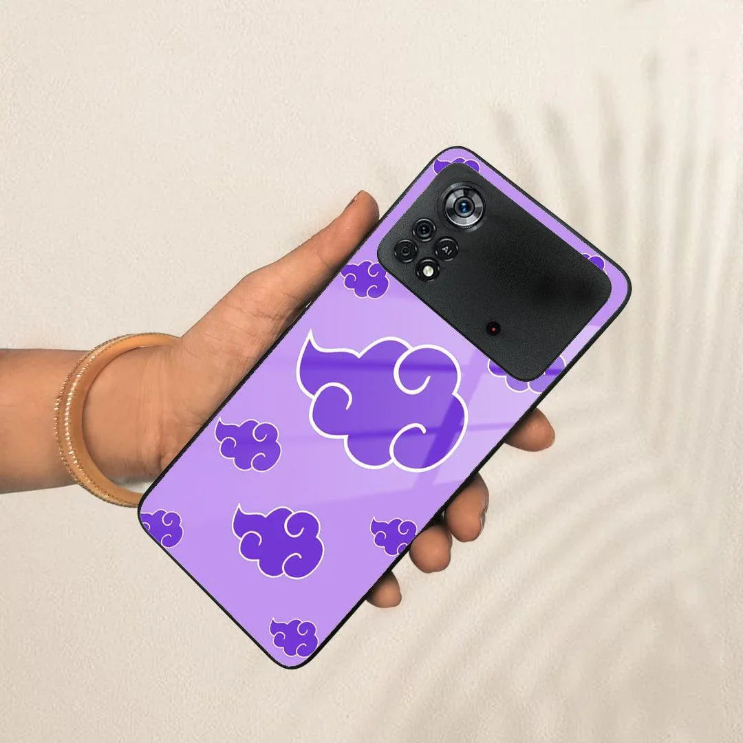 Purple Cloud Mobile Glass Phone Case Cover For Poco - ShopOnCliQ