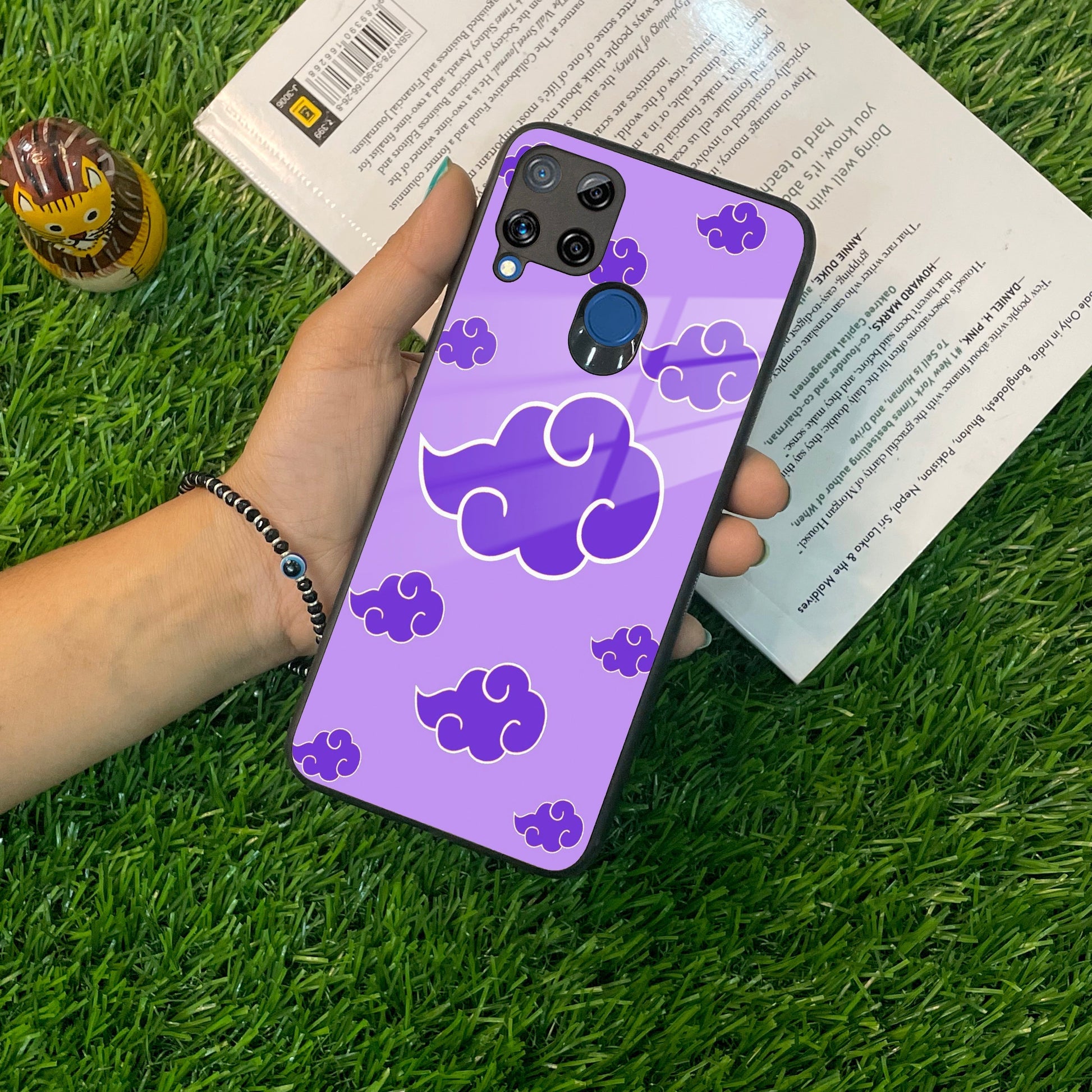 Purple Cloud Mobile Glass Phone Case Cover For Realme/Narzo ShopOnCliQ