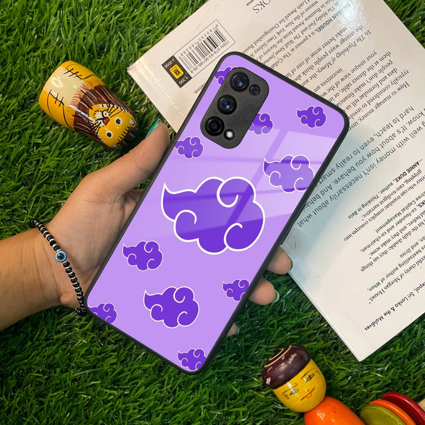 Purple Cloud Mobile Glass Phone Case Cover For Realme/Narzo ShopOnCliQ
