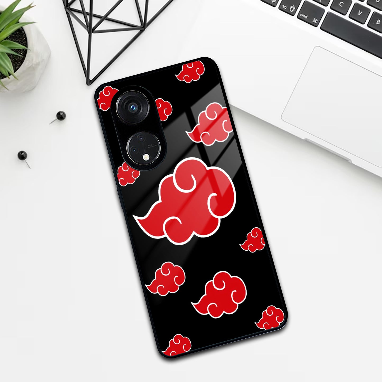 Red Cloud Mobile Glass Phone Case For Oppo