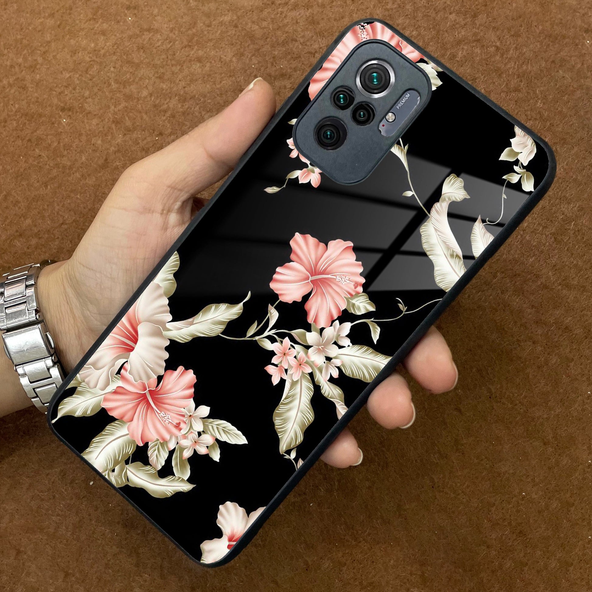 Retro Floral Glass Phone Case And Cover For Redmi/Xiaomi ShopOnCliQ