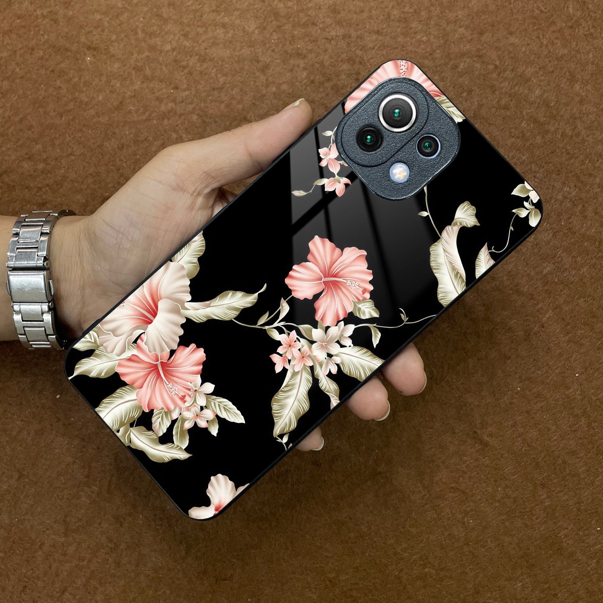 Retro Floral Glass Phone Case And Cover For Redmi/Xiaomi ShopOnCliQ