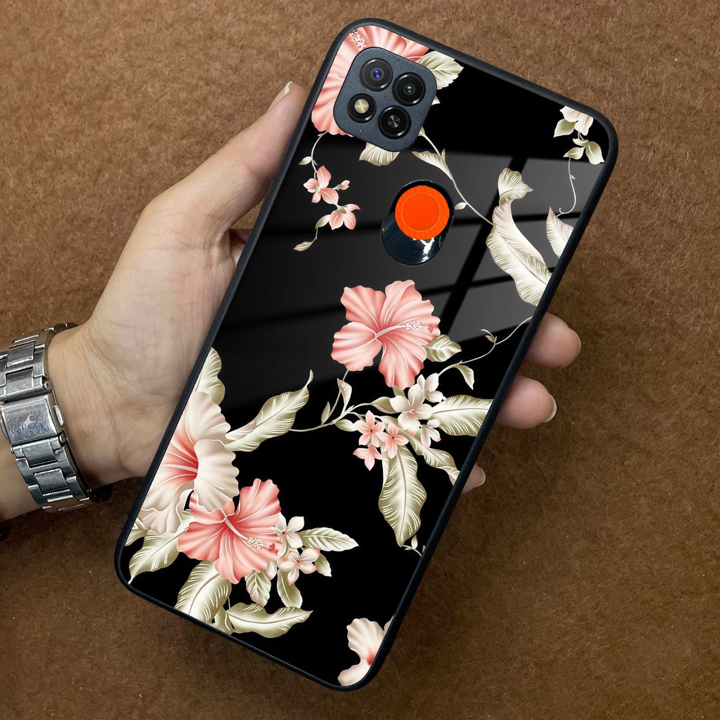 Retro Floral Glass Phone Case And Cover For Redmi/Xiaomi ShopOnCliQ