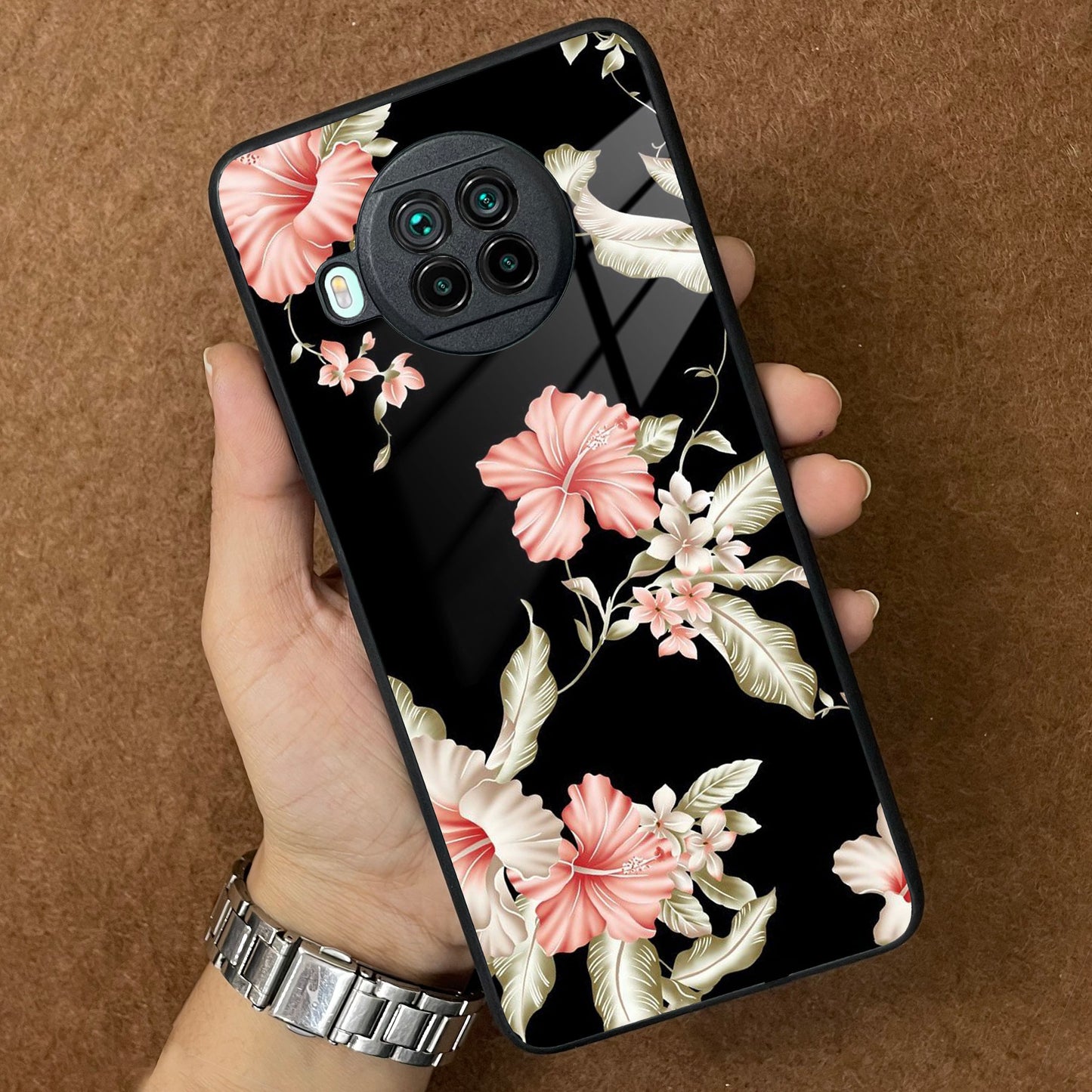 Retro Floral Glass Phone Case And Cover For Redmi/Xiaomi ShopOnCliQ