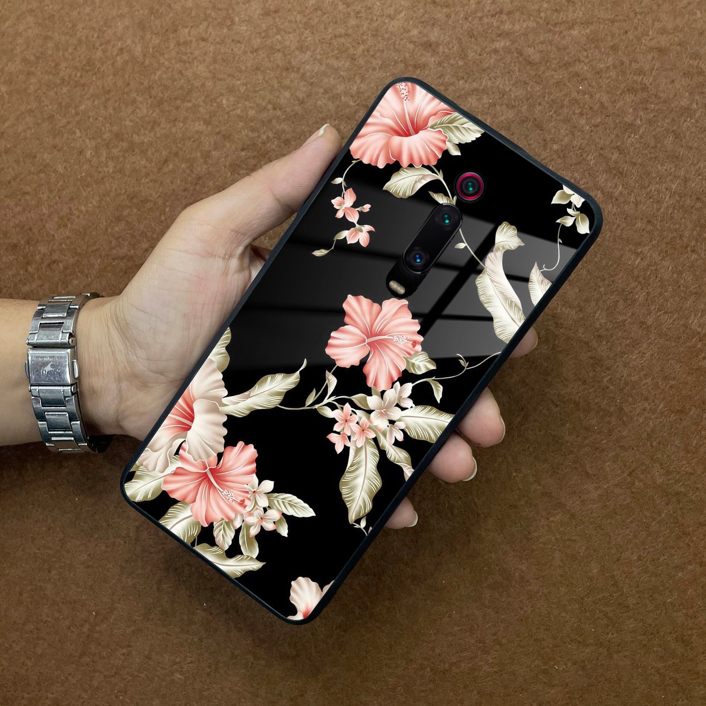 Retro Floral Glass Phone Case And Cover For Redmi/Xiaomi ShopOnCliQ