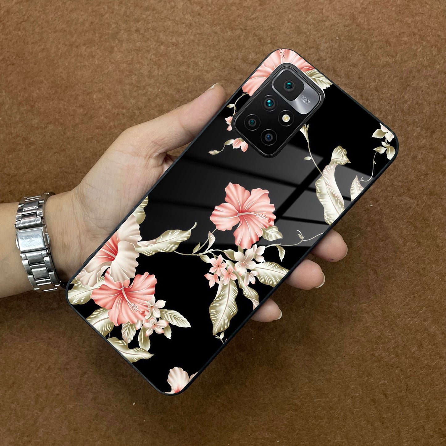 Retro Floral Glass Phone Case And Cover For Redmi/Xiaomi ShopOnCliQ