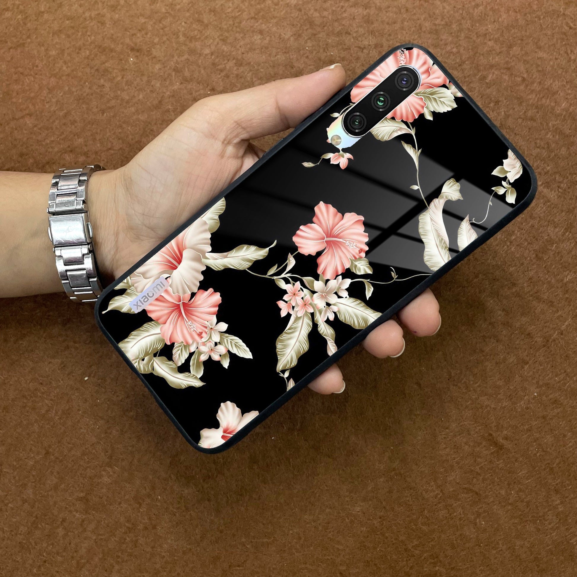 Retro Floral Glass Phone Case And Cover For Redmi/Xiaomi ShopOnCliQ