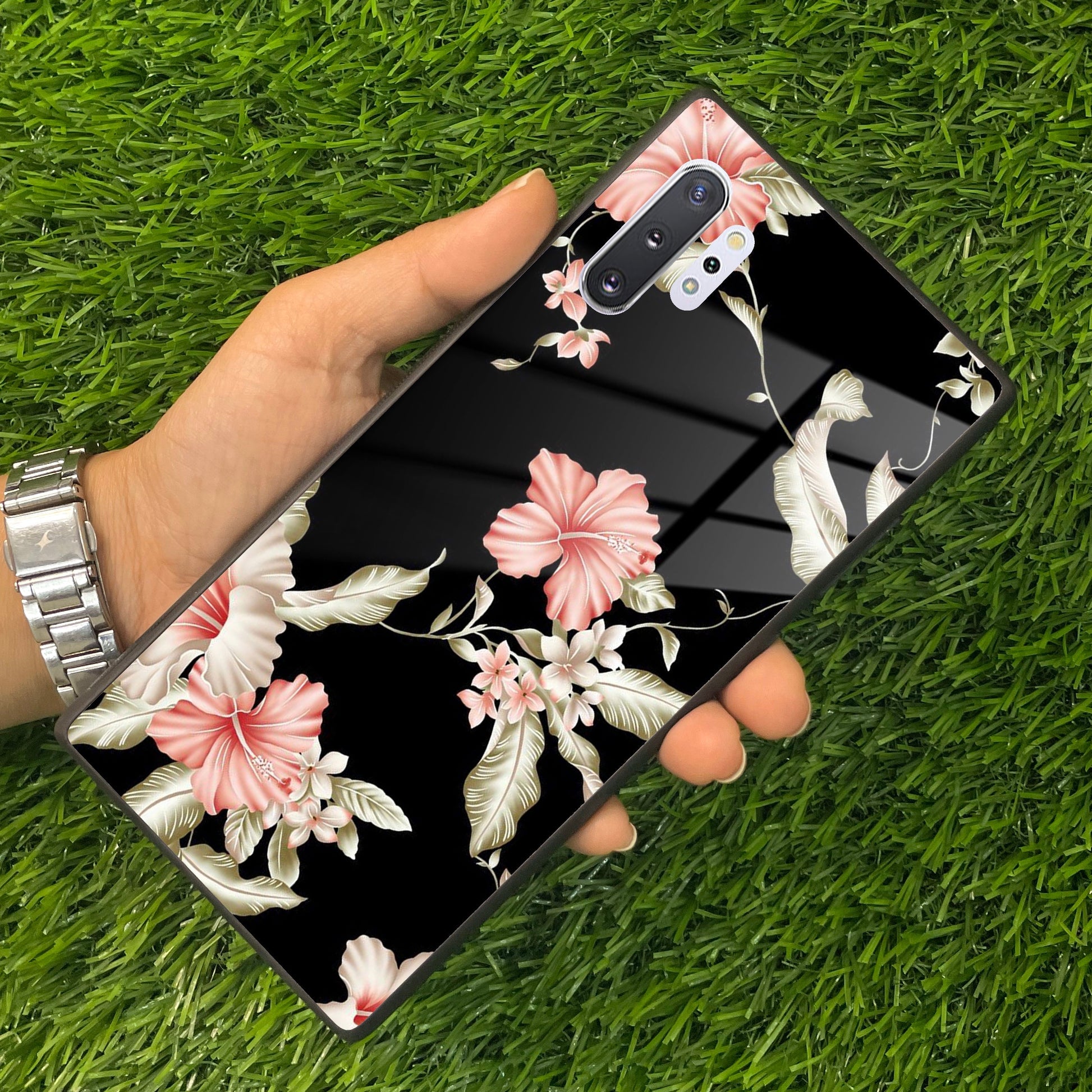 Retro Floral Glass Phone Case And Cover For Samsung ShopOnCliQ