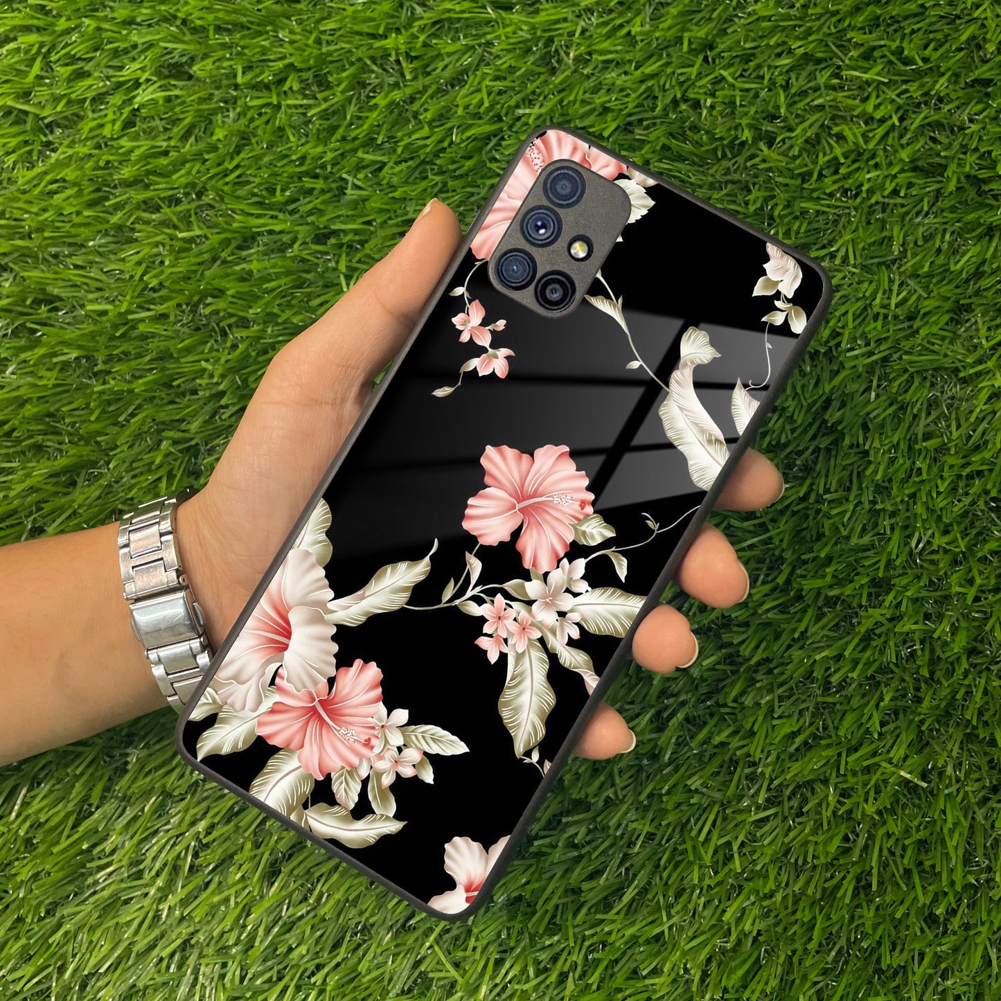 Retro Floral Glass Phone Case And Cover For Samsung ShopOnCliQ