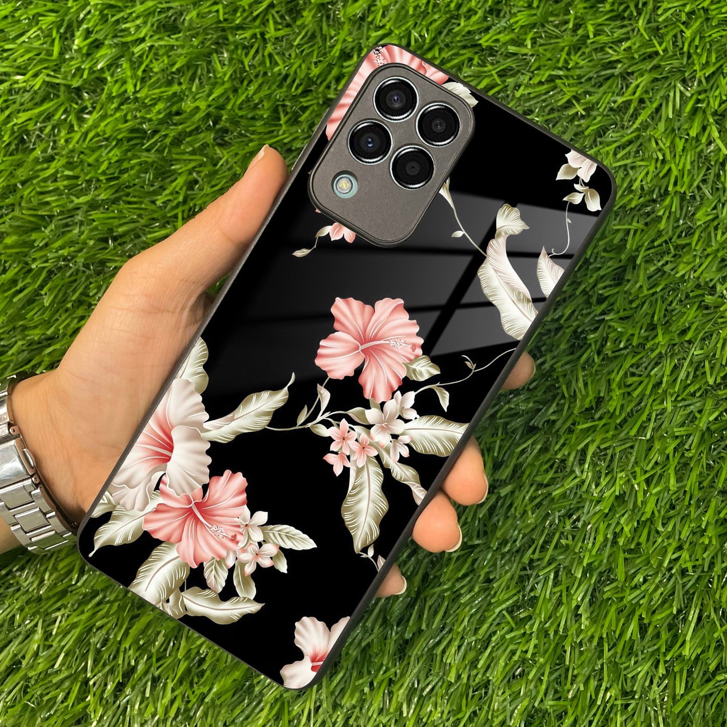 Retro Floral Glass Phone Case And Cover For Samsung ShopOnCliQ