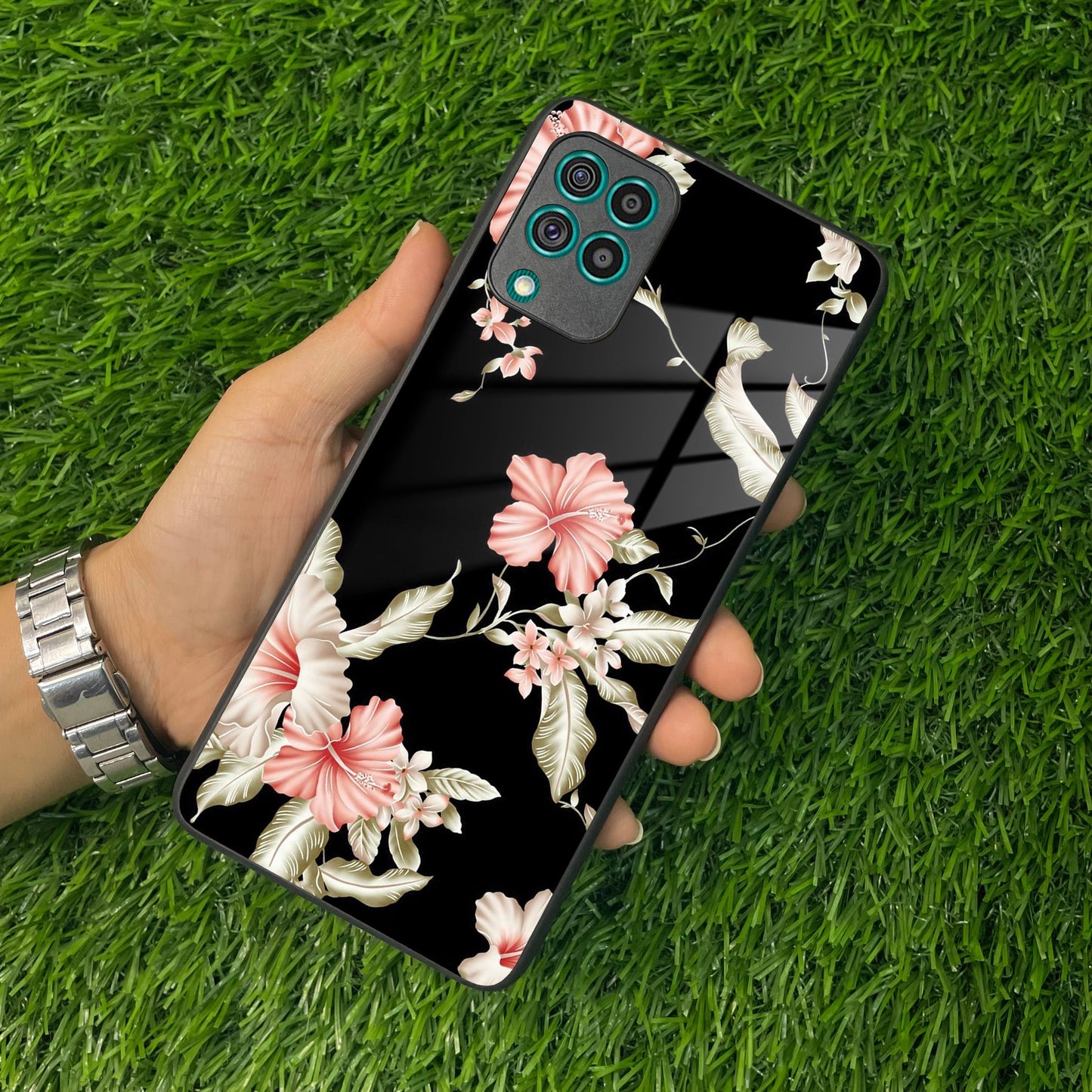 Retro Floral Glass Phone Case And Cover For Samsung ShopOnCliQ