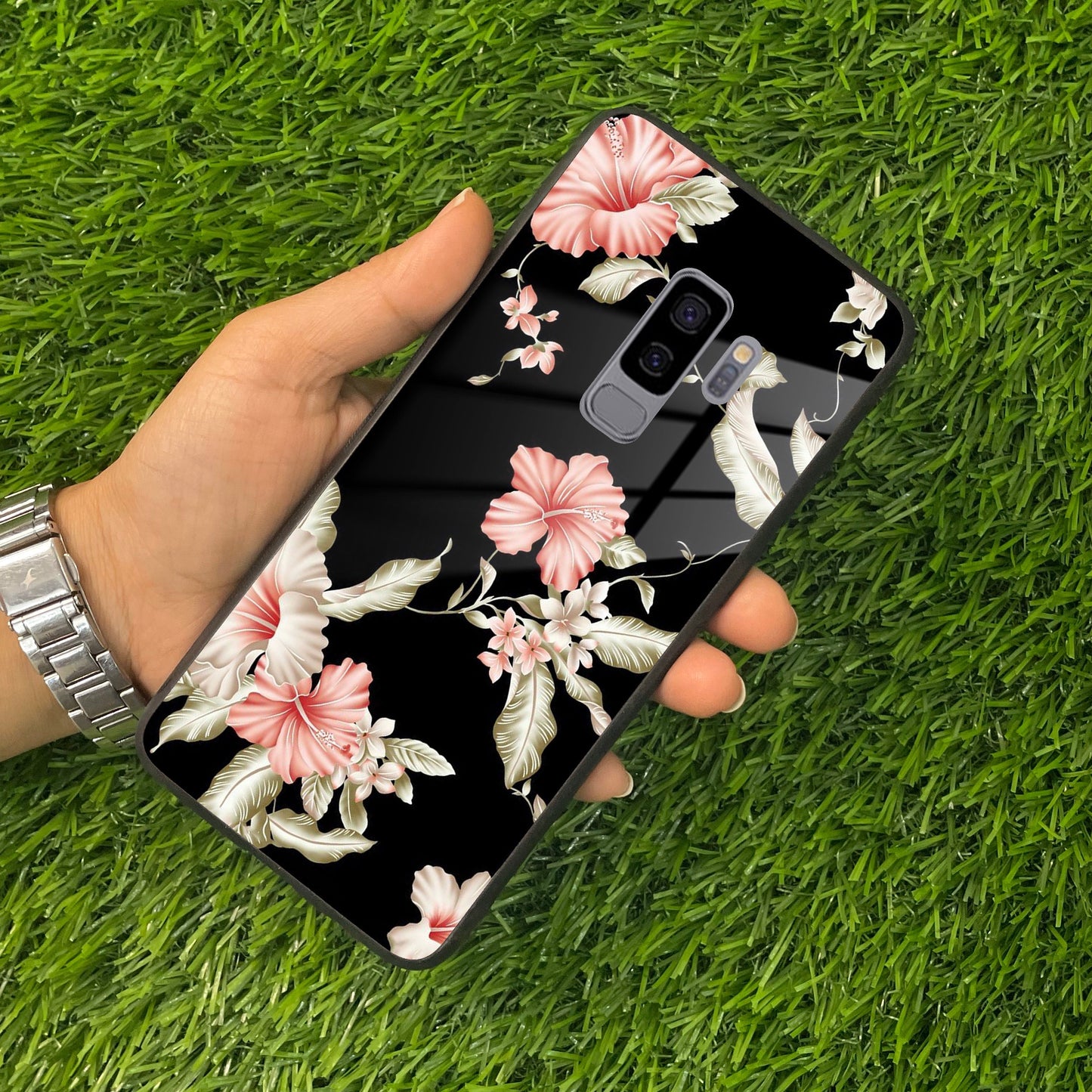 Retro Floral Glass Phone Case And Cover For Samsung ShopOnCliQ