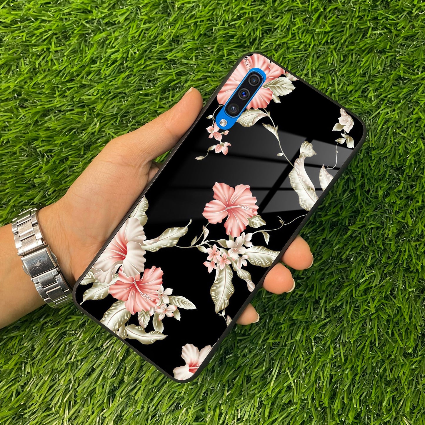 Retro Floral Glass Phone Case And Cover For Samsung ShopOnCliQ