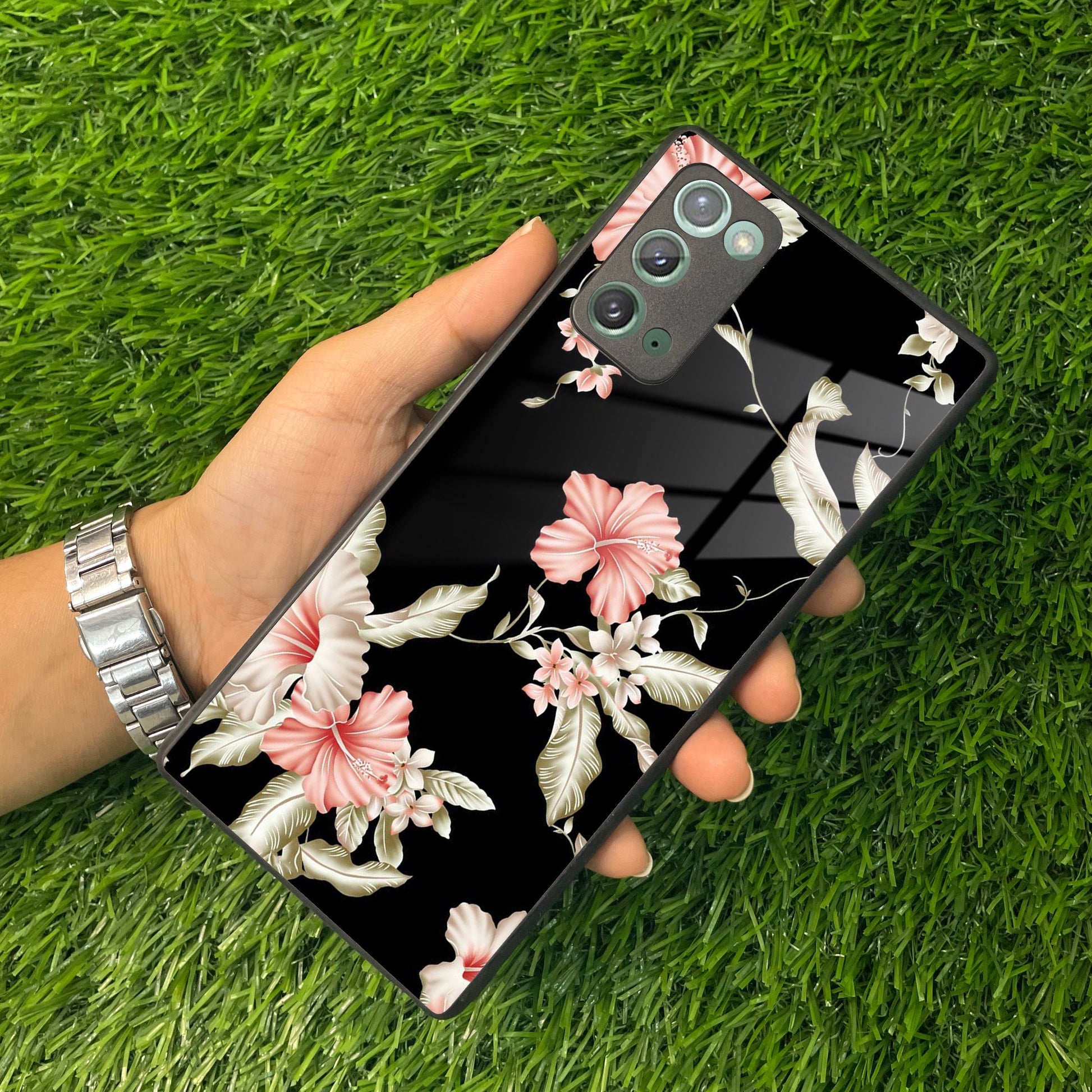 Retro Floral Glass Phone Case And Cover For Samsung ShopOnCliQ