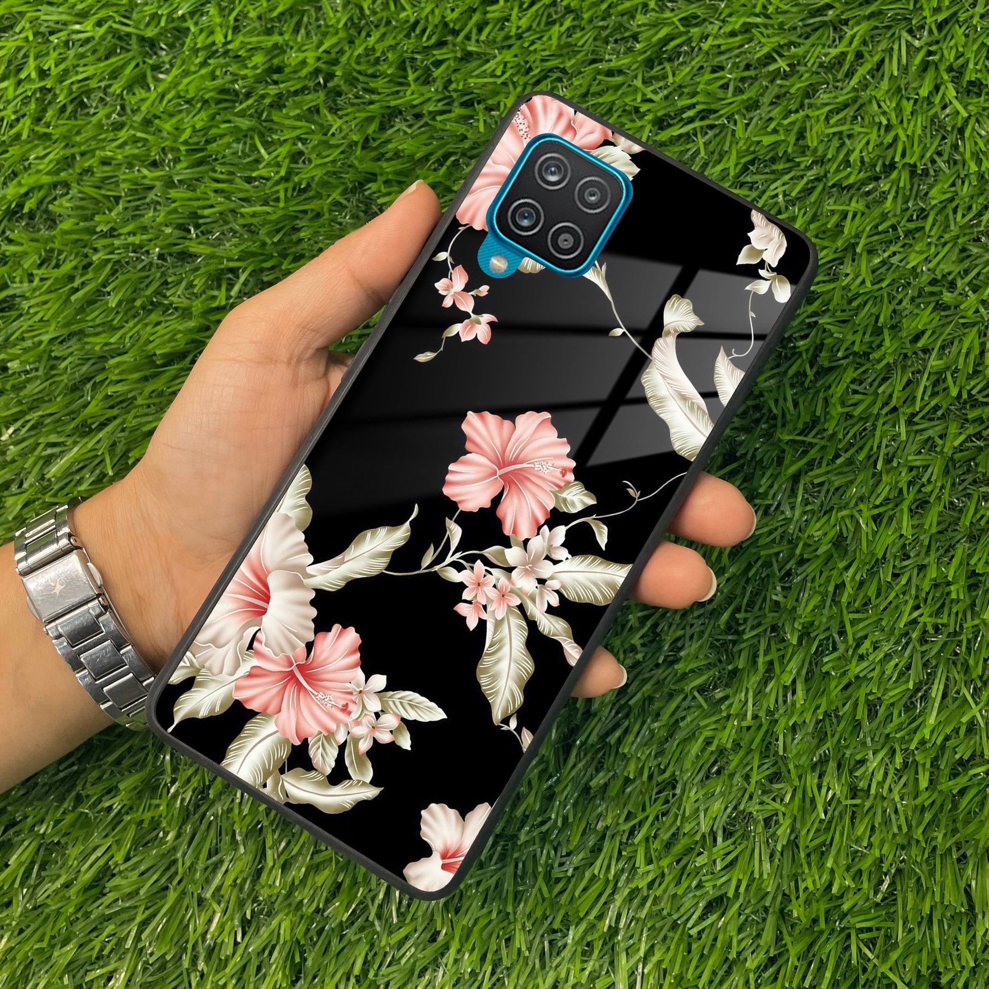 Retro Floral Glass Phone Case And Cover For Samsung ShopOnCliQ