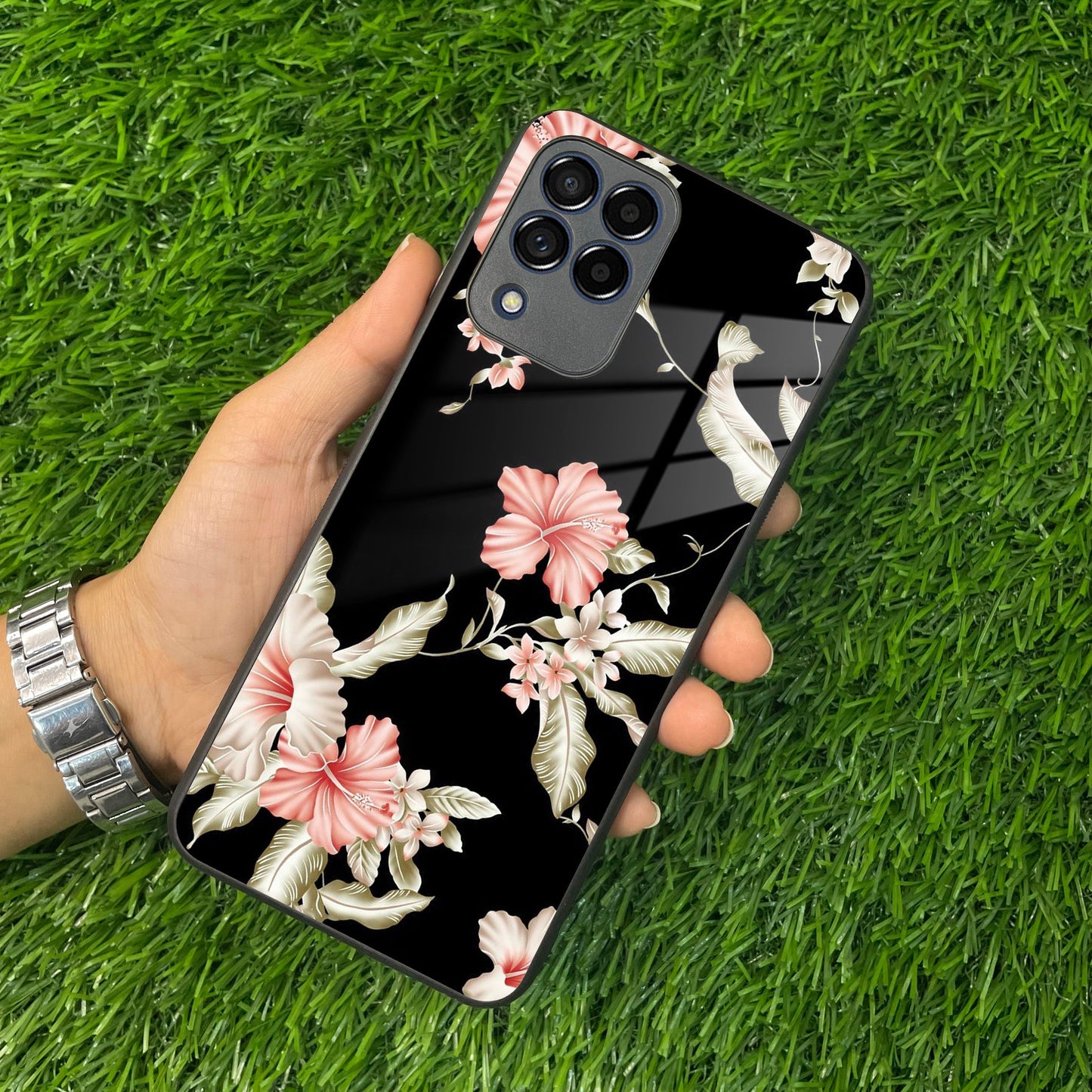 Retro Floral Glass Phone Case And Cover For Samsung ShopOnCliQ