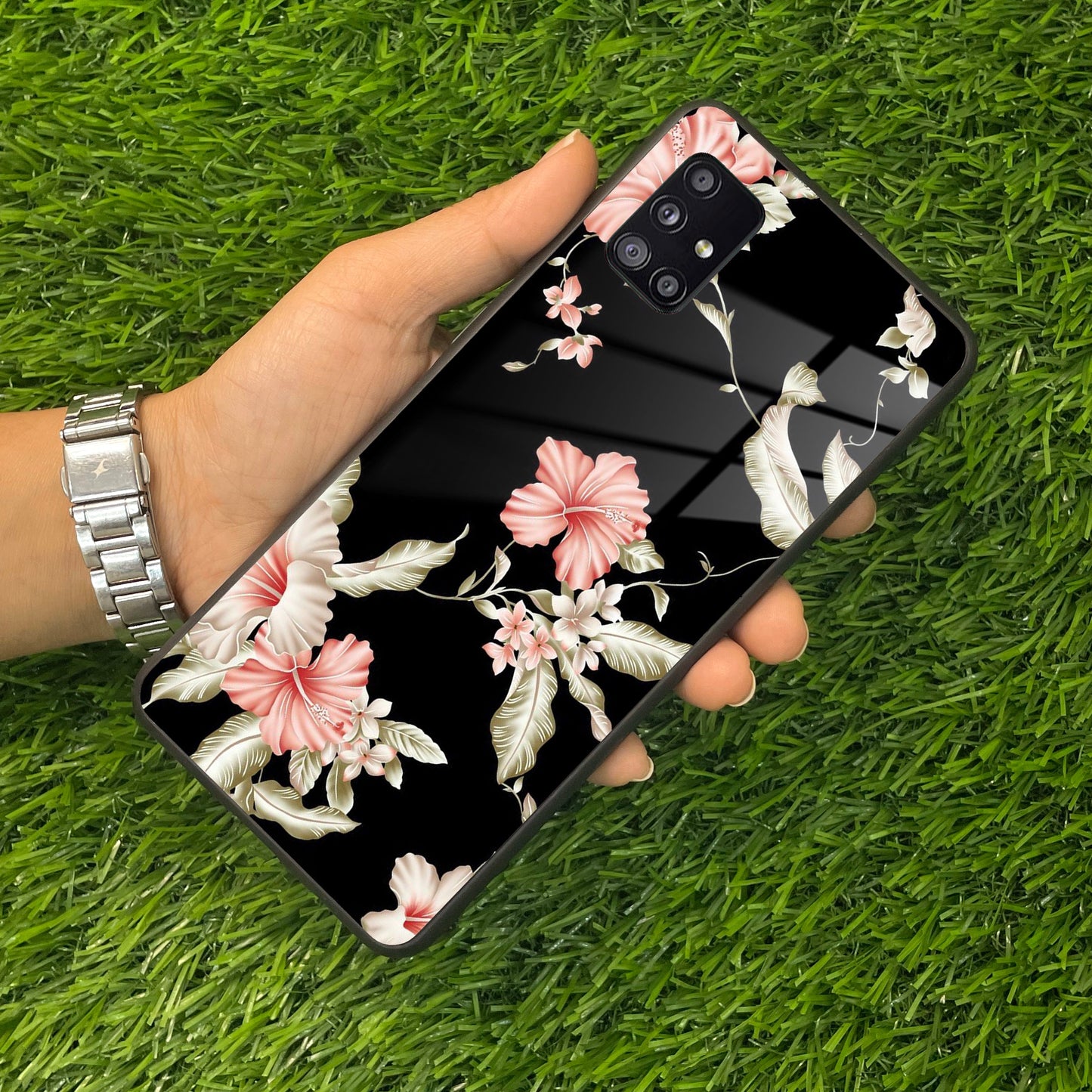 Retro Floral Glass Phone Case And Cover For Samsung ShopOnCliQ