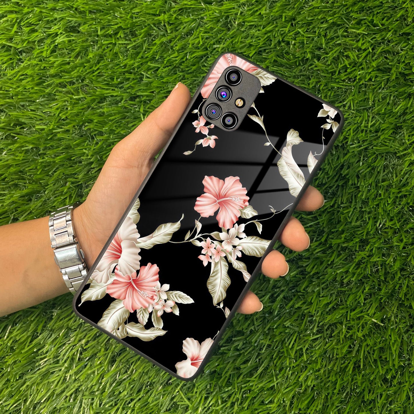 Retro Floral Glass Phone Case And Cover For Samsung ShopOnCliQ