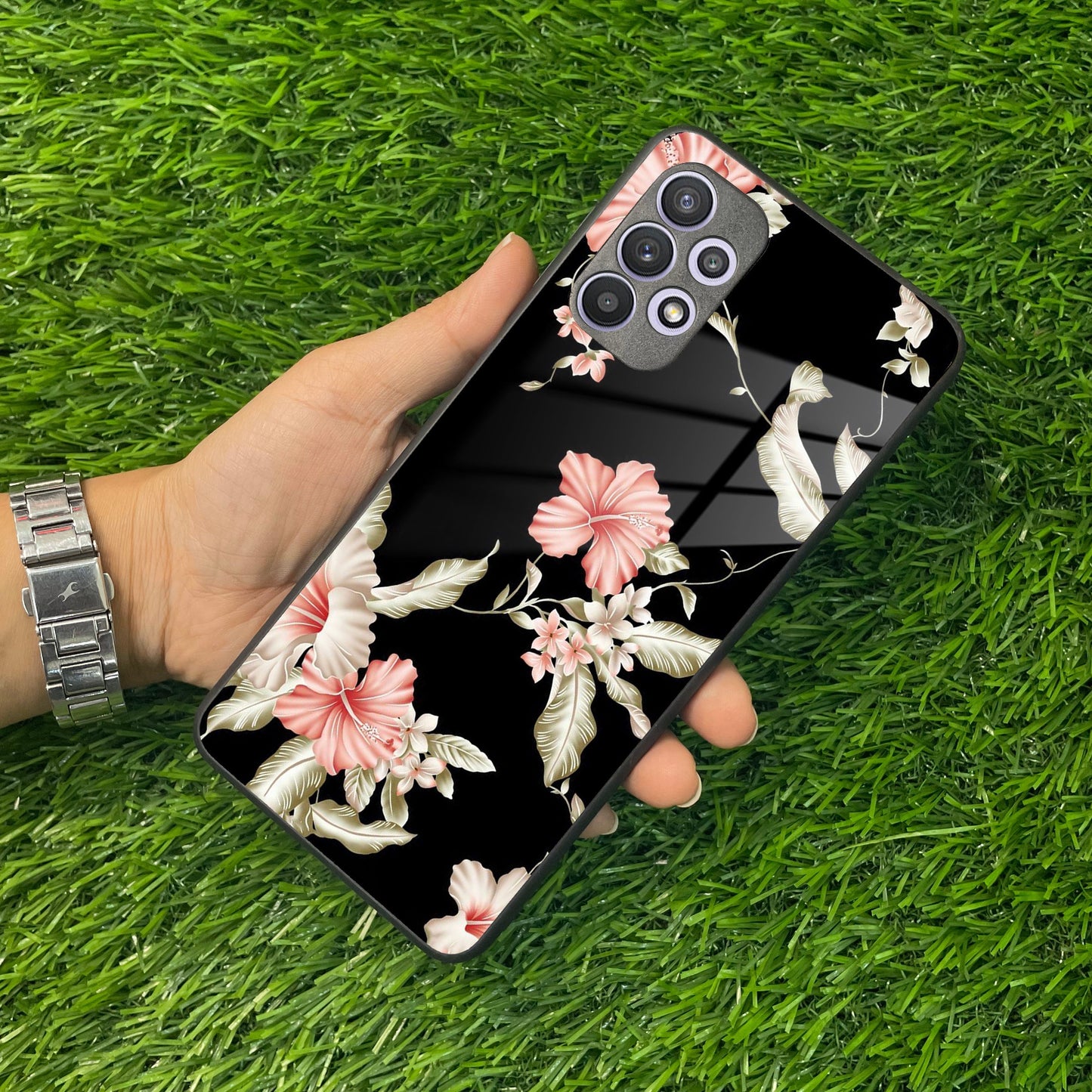 Retro Floral Glass Phone Case And Cover For Samsung ShopOnCliQ