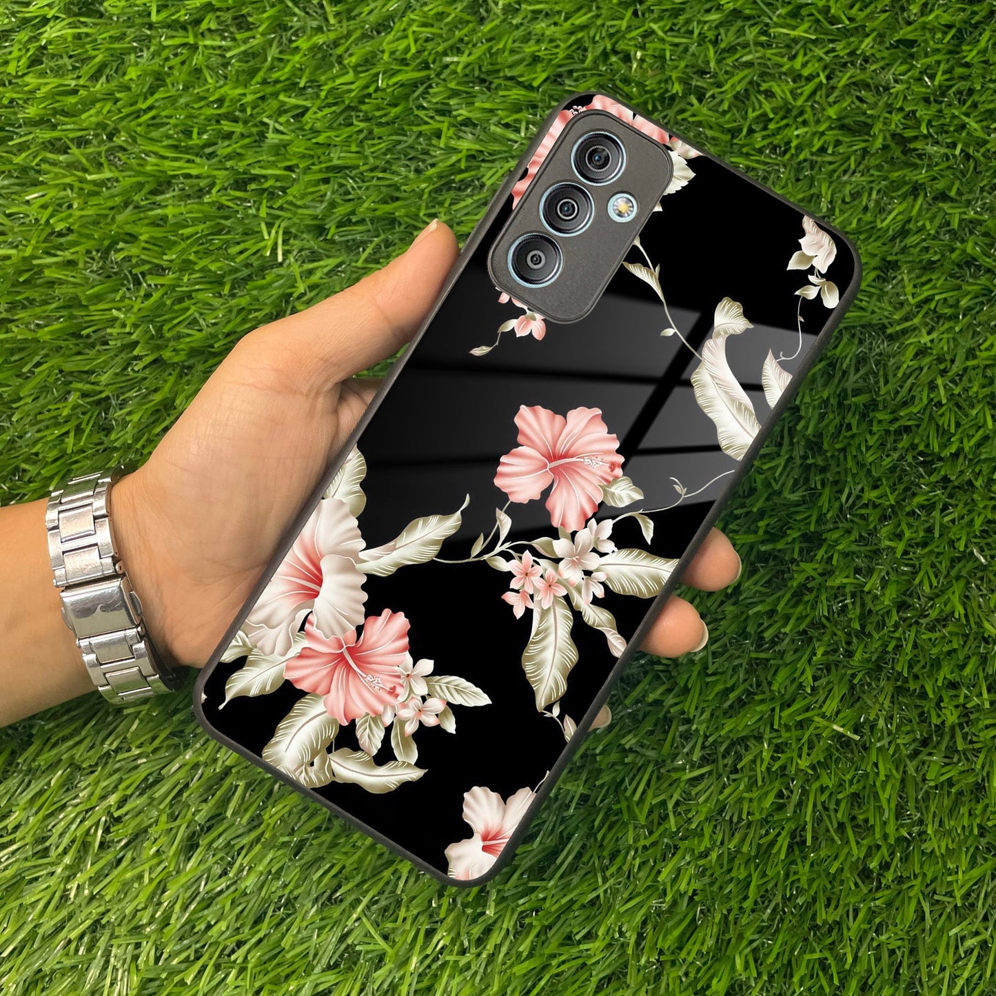 Retro Floral Glass Phone Case And Cover For Samsung ShopOnCliQ