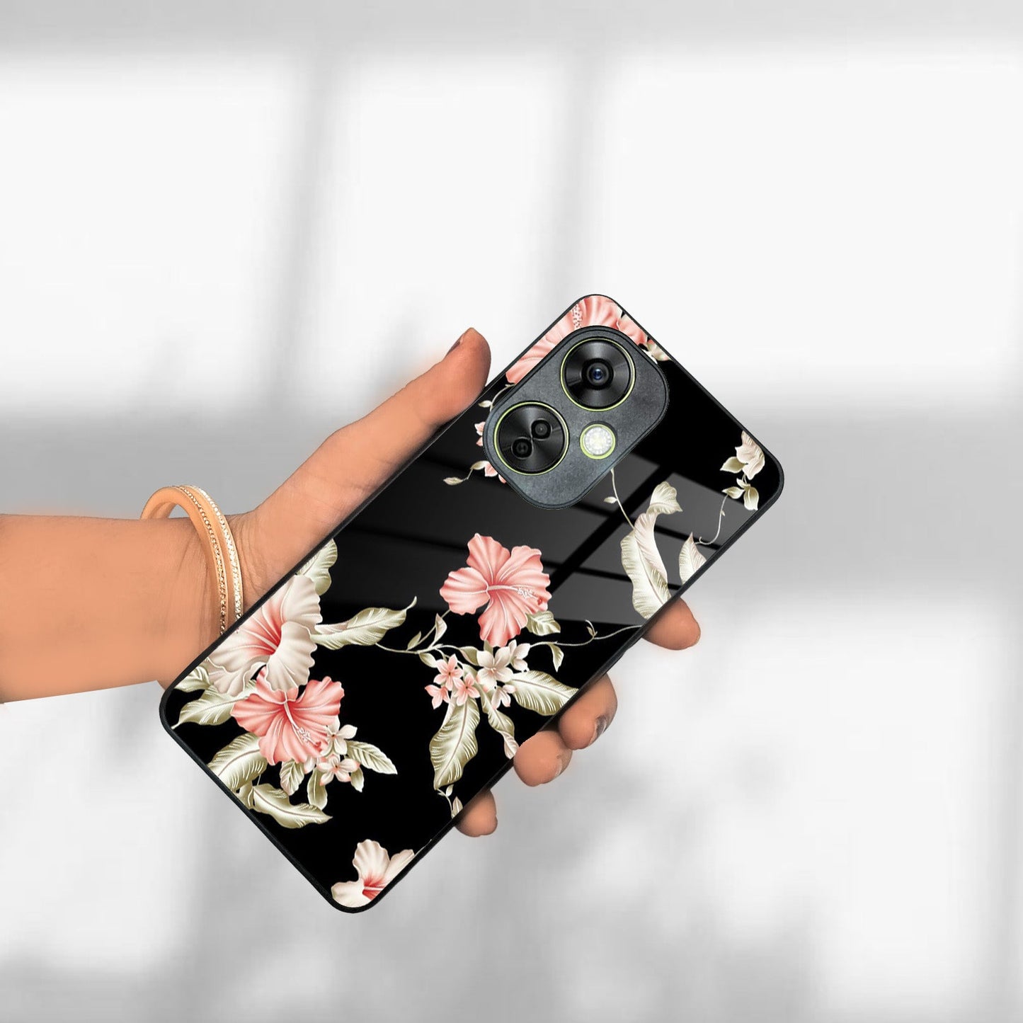 Retro Floral Glass Phone Case And For OnePlus ShopOnCliQ