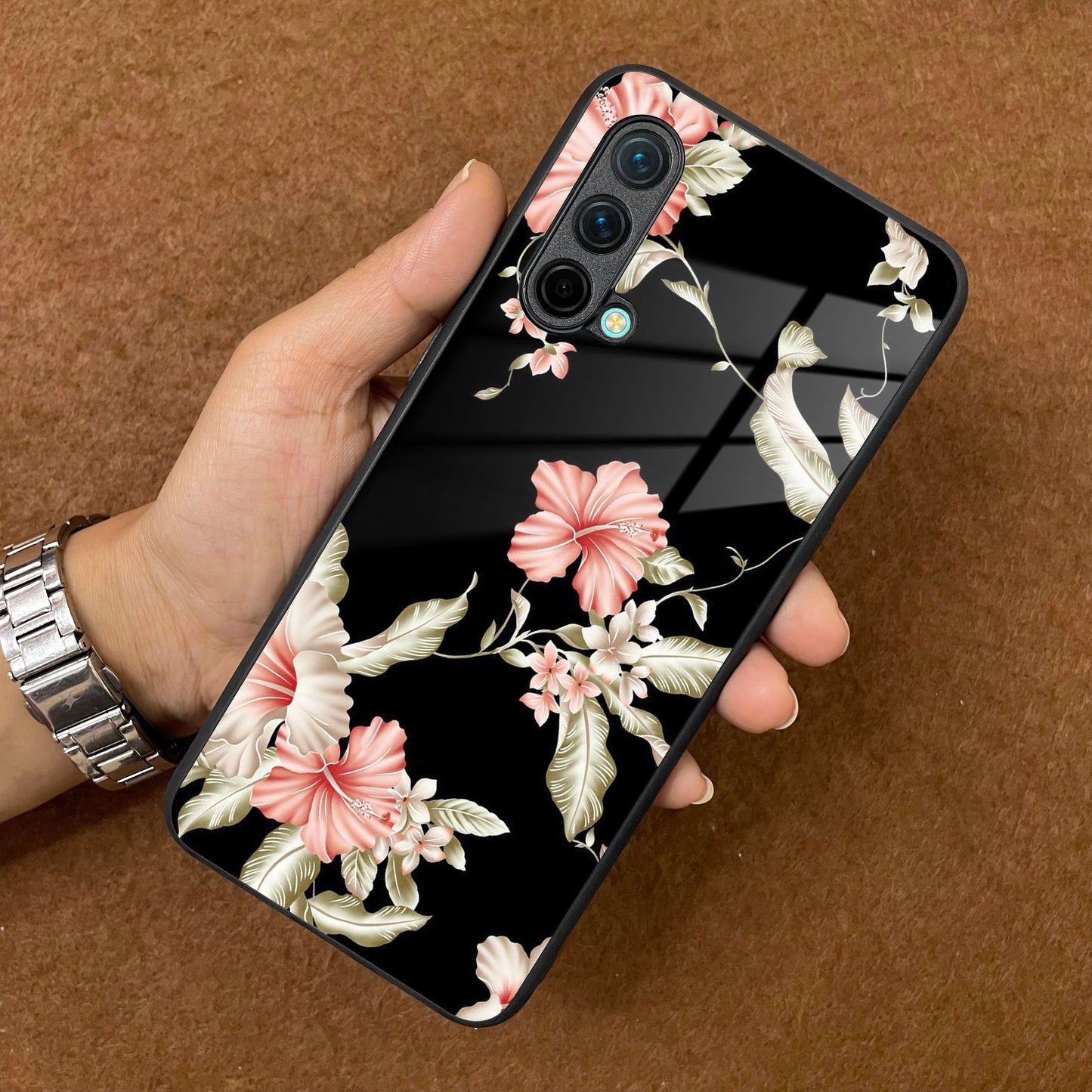 Retro Floral Glass Phone Case And For OnePlus ShopOnCliQ