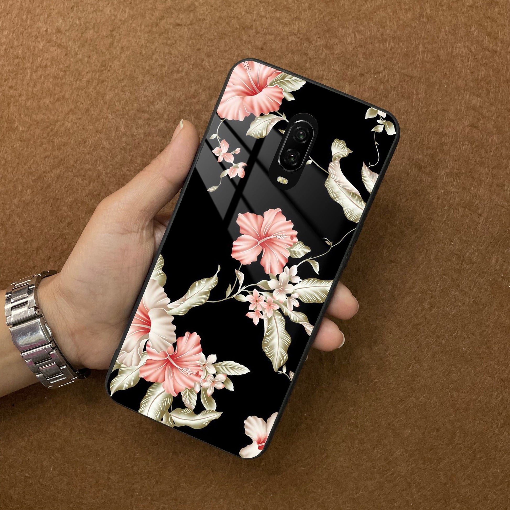 Retro Floral Glass Phone Case And For OnePlus ShopOnCliQ