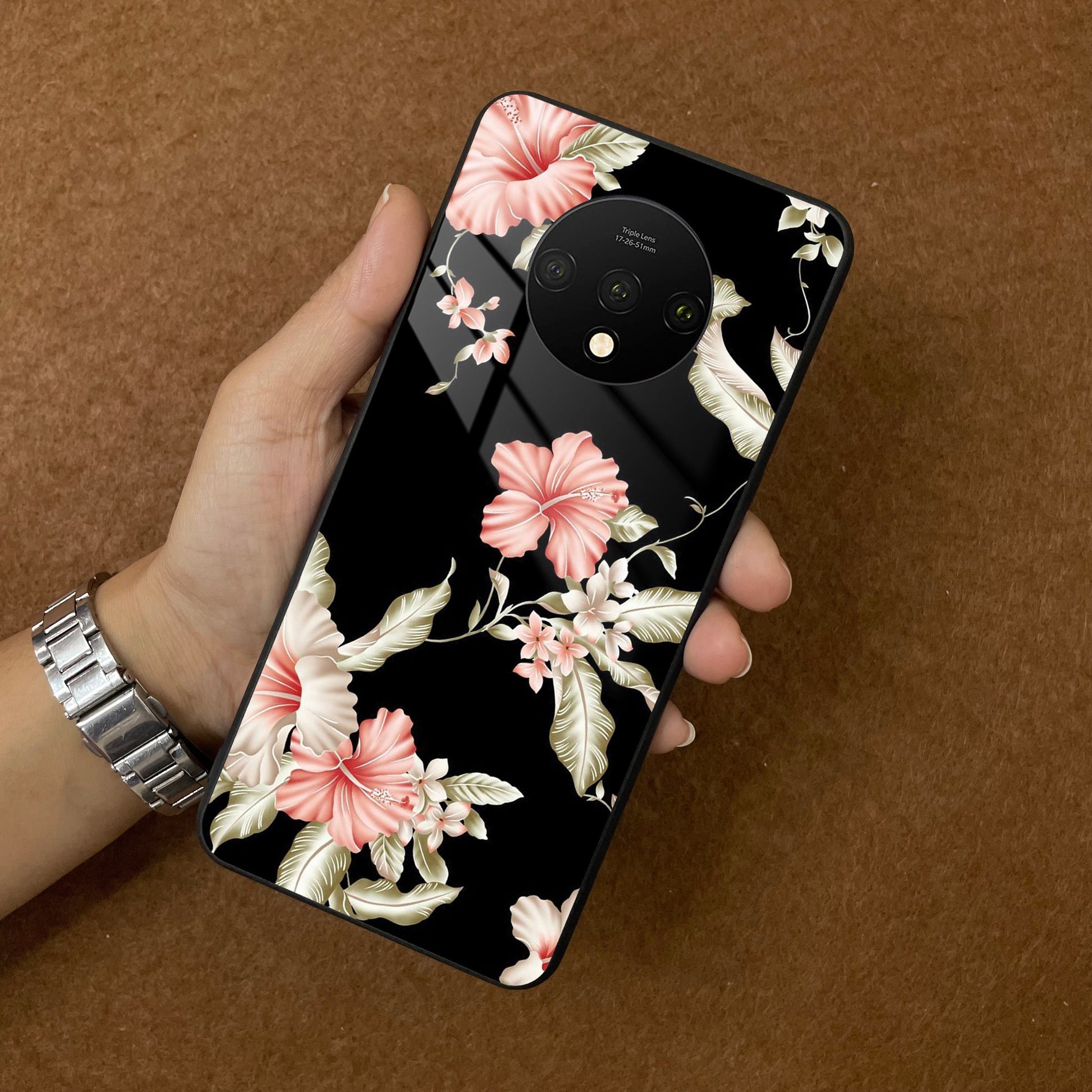 Retro Floral Glass Phone Case And For OnePlus ShopOnCliQ