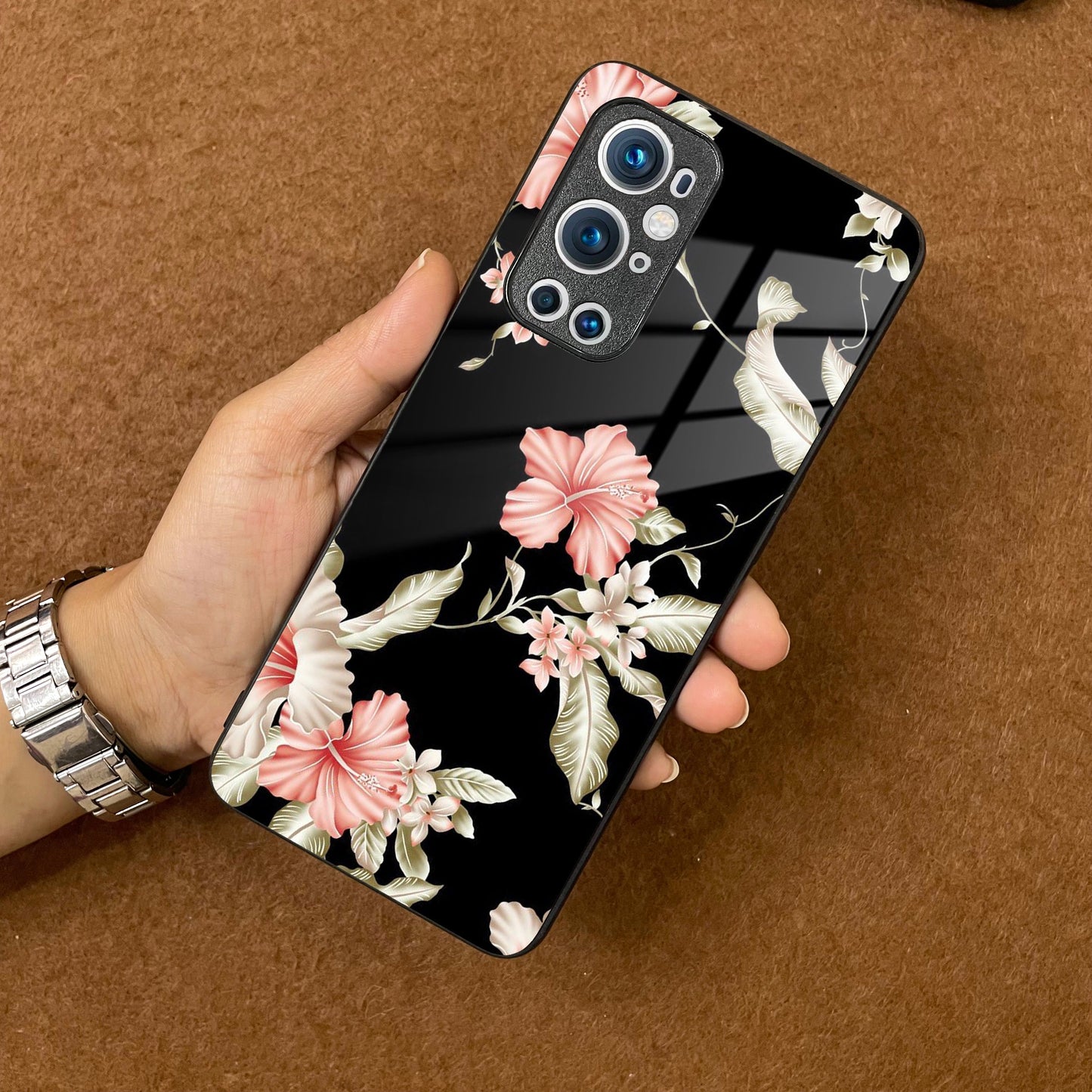 Retro Floral Glass Phone Case And For OnePlus ShopOnCliQ