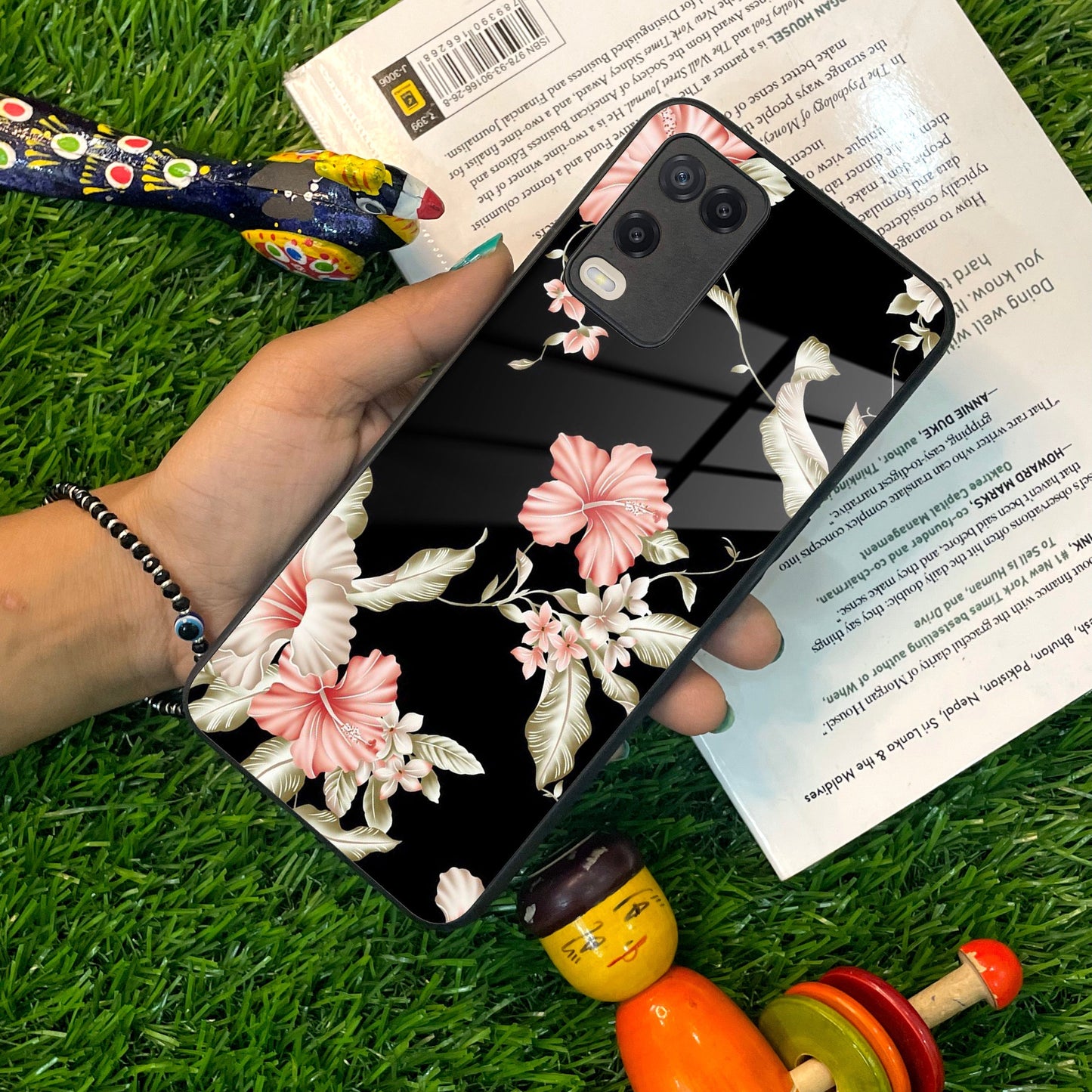 Retro Floral Glass Phone Case And For Oppo ShopOnCliQ