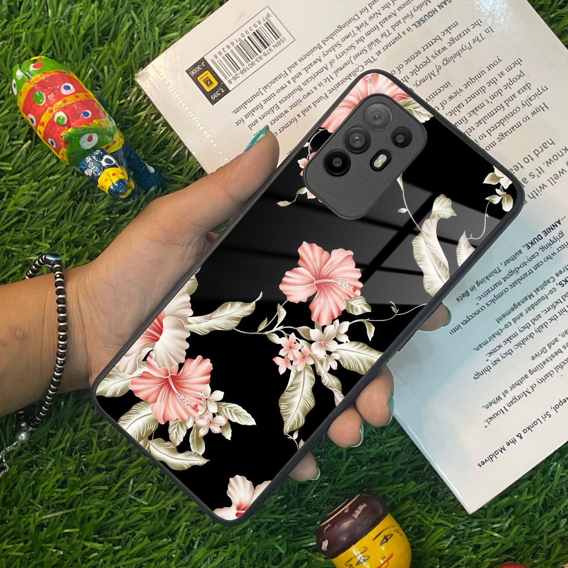 Retro Floral Glass Phone Case And For Oppo ShopOnCliQ