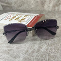Rimless Ladies Black Frame Sunglasses for Women - ShopOnCliQ