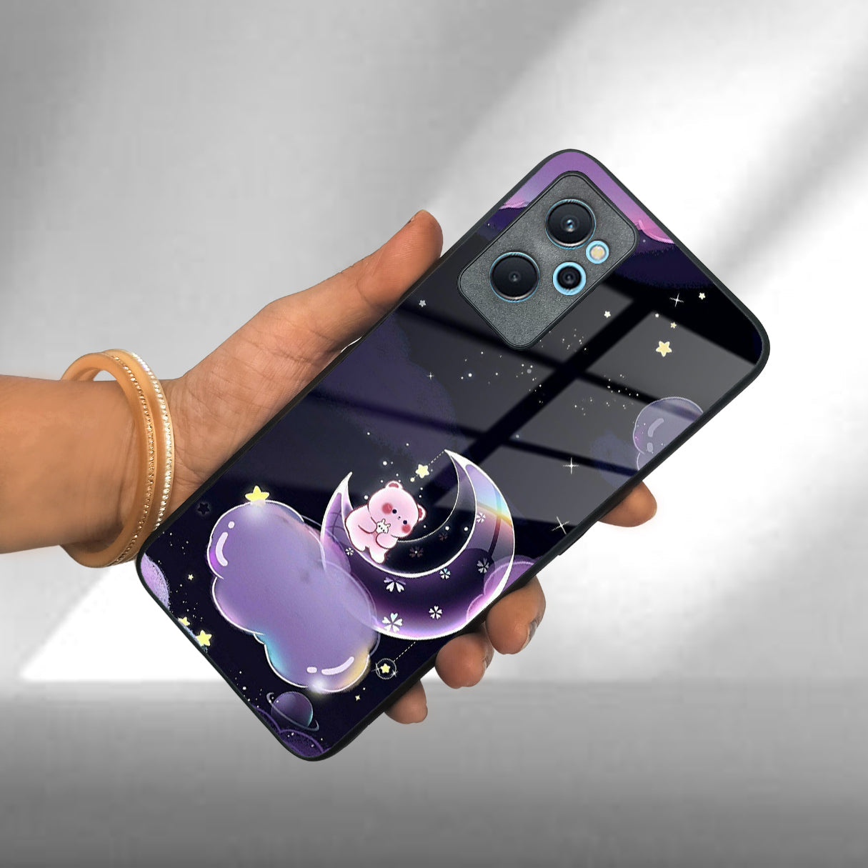 SKY PANDA DESIGN GLASS PHONE CASE COVER FOR Realme/Narzo ShopOnCliQ