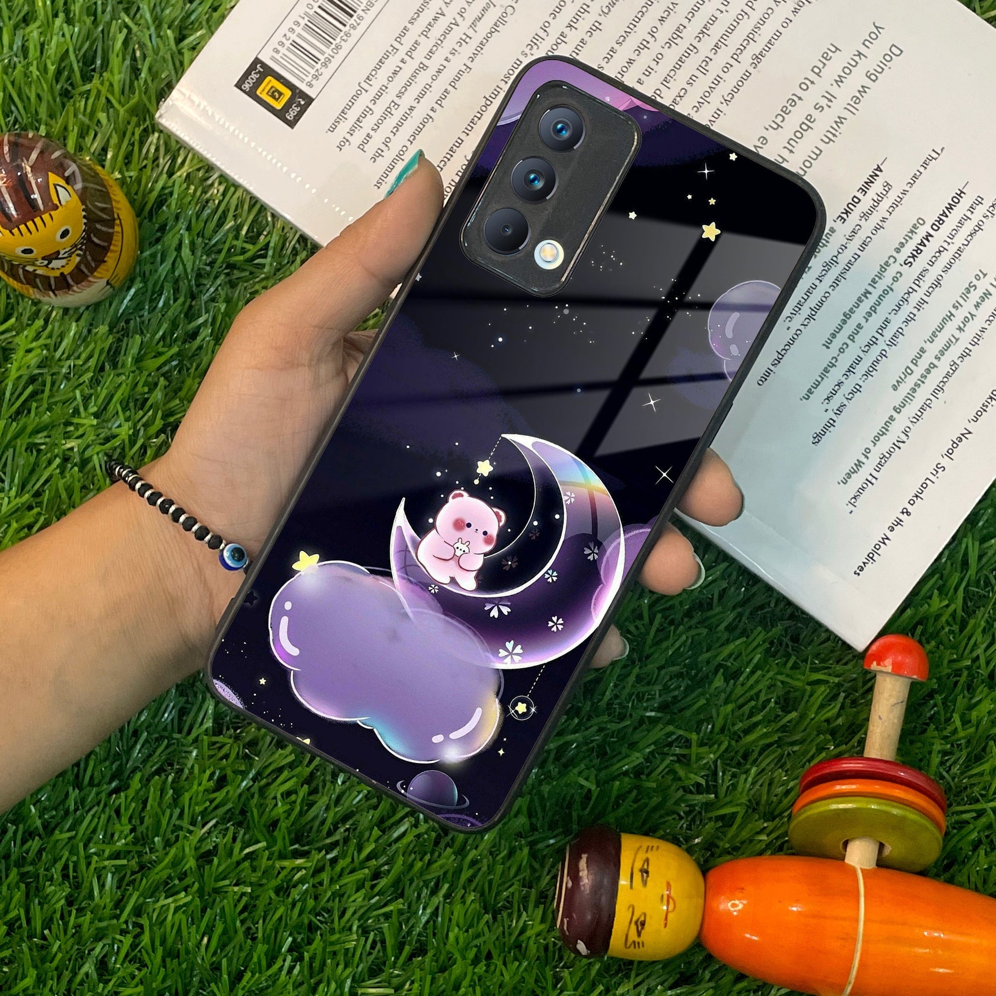 SKY PANDA DESIGN GLASS PHONE CASE COVER FOR Realme/Narzo ShopOnCliQ