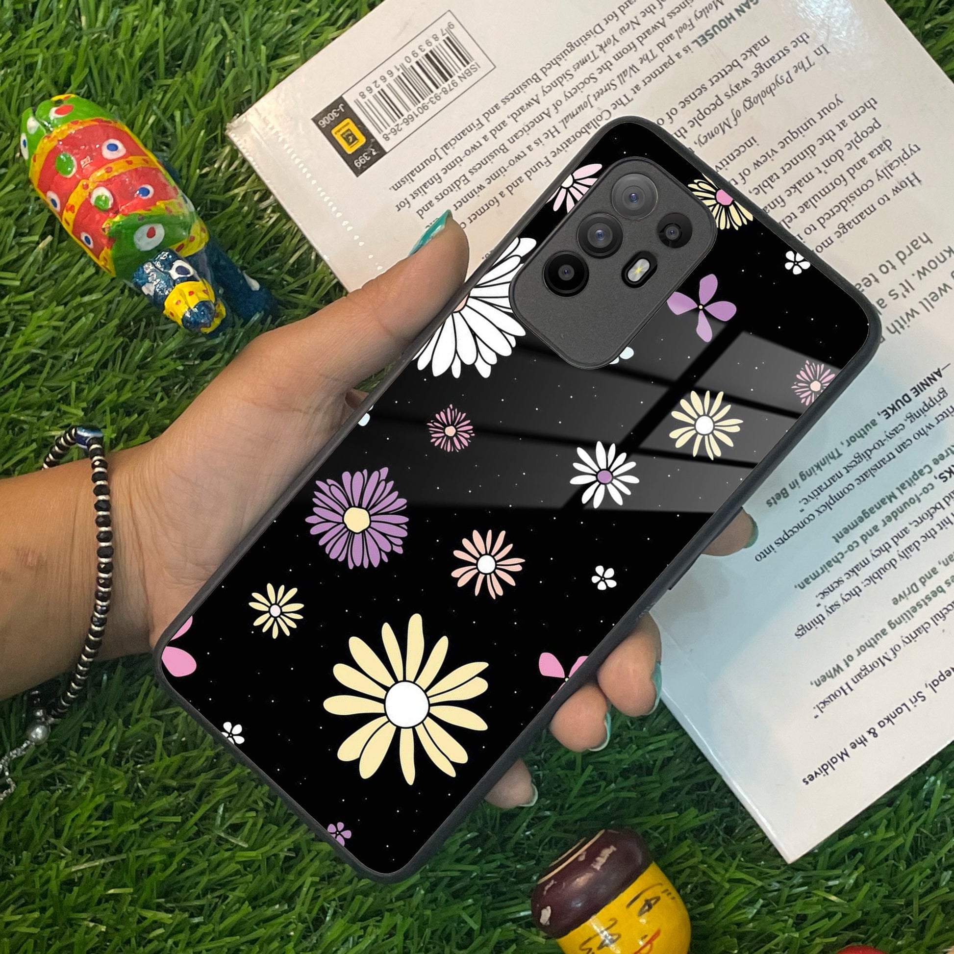 Seamless Floral Print Glass Case Cover Oppo ShopOnCliQ