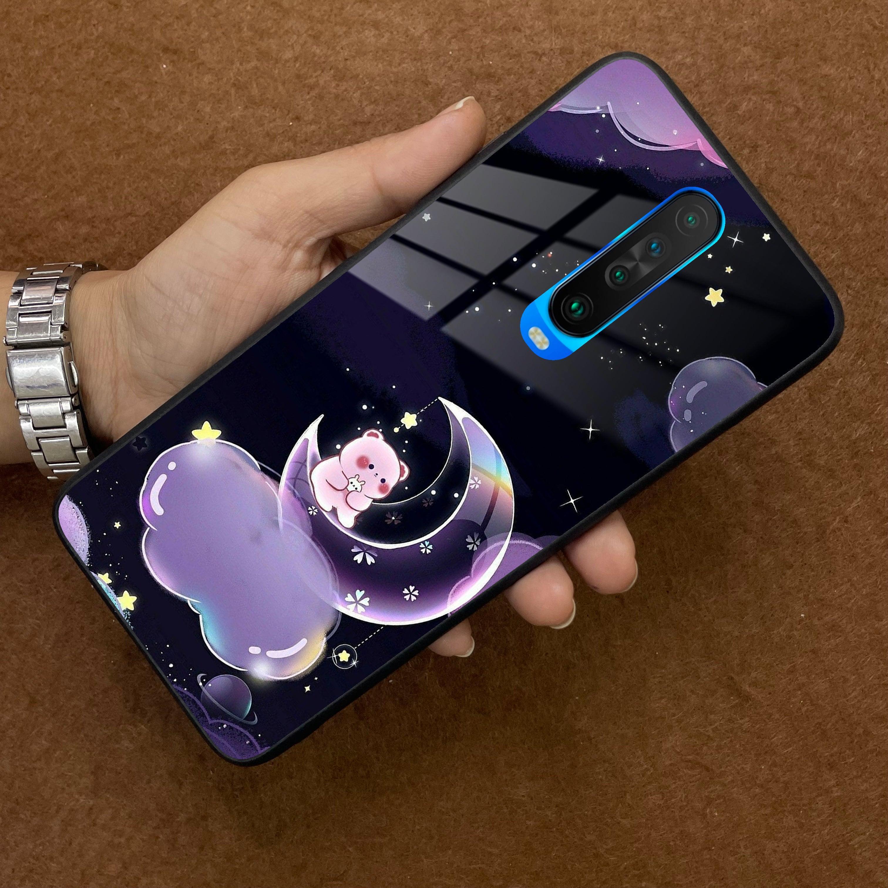 Sky Panda Design Glass Phone Case Cover For POCO - ShopOnCliQ