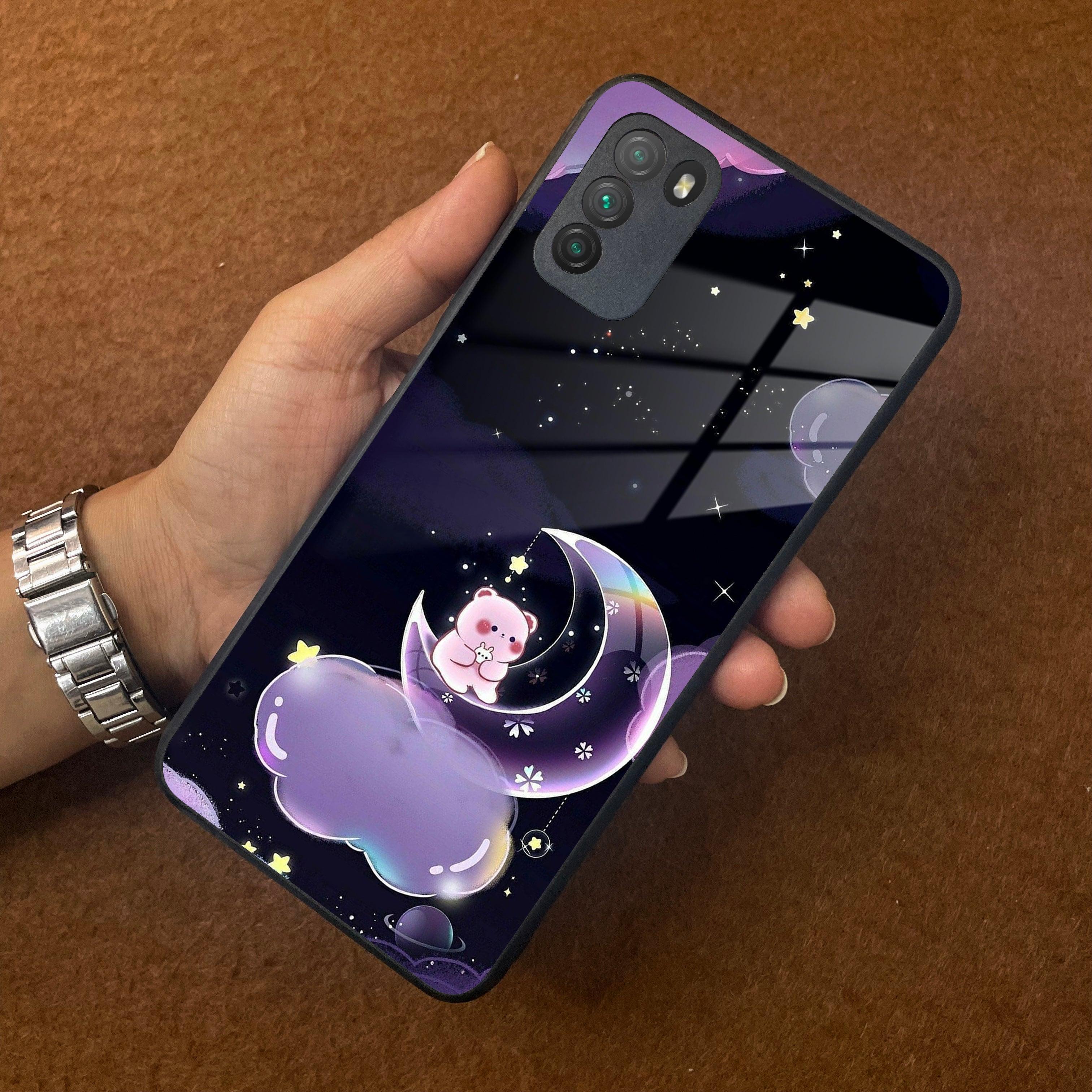 Sky Panda Design Glass Phone Case Cover For POCO - ShopOnCliQ