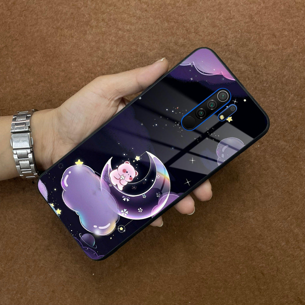 Sky Panda Design Glass Phone Case Cover For POCO - ShopOnCliQ