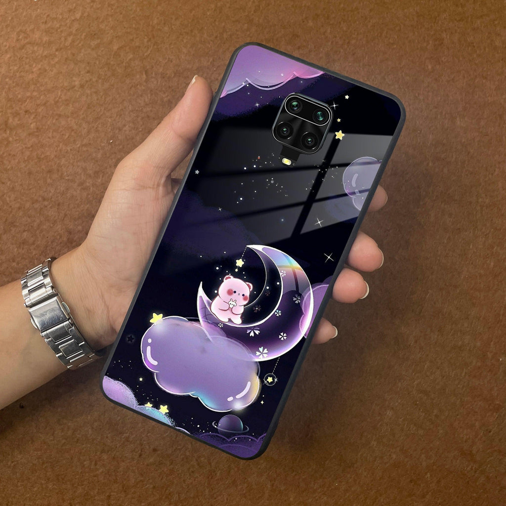 Sky Panda Design Glass Phone Case Cover For POCO - ShopOnCliQ