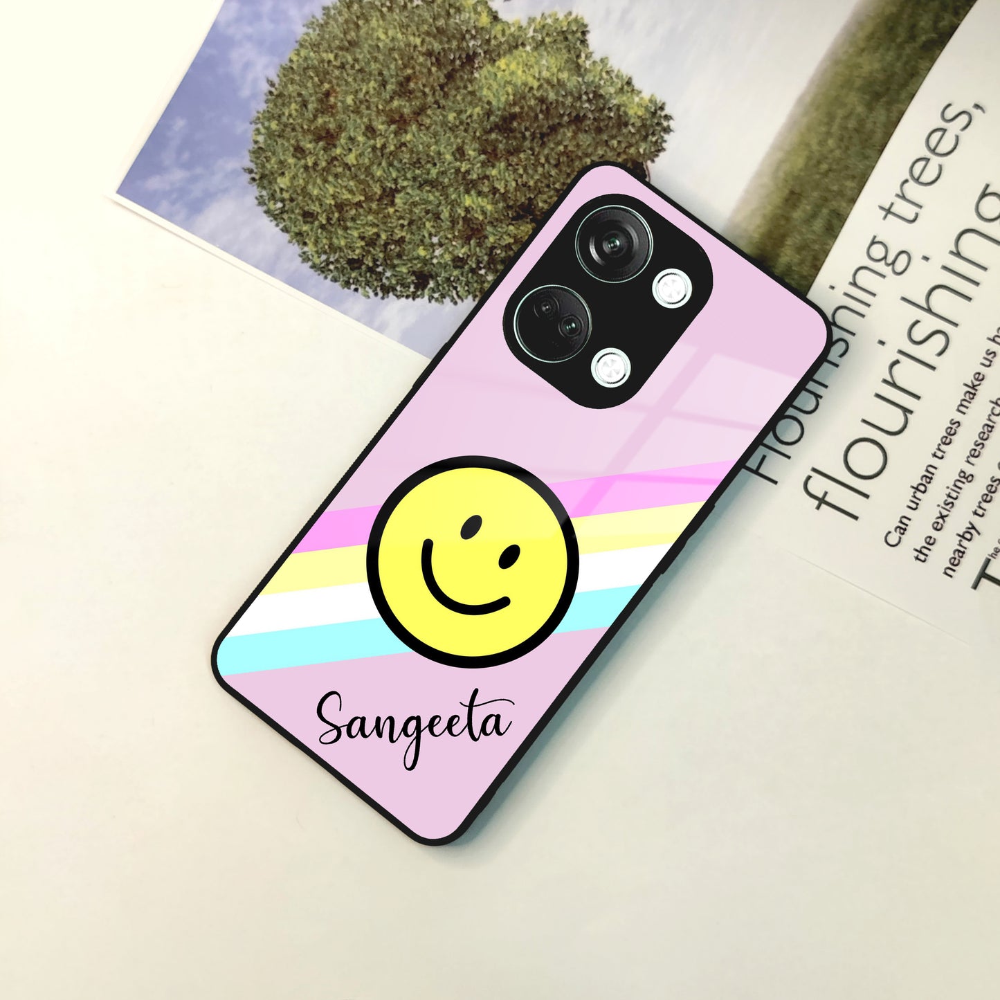 Smiley Glass Case Cover For OnePlus ShopOnCliQ