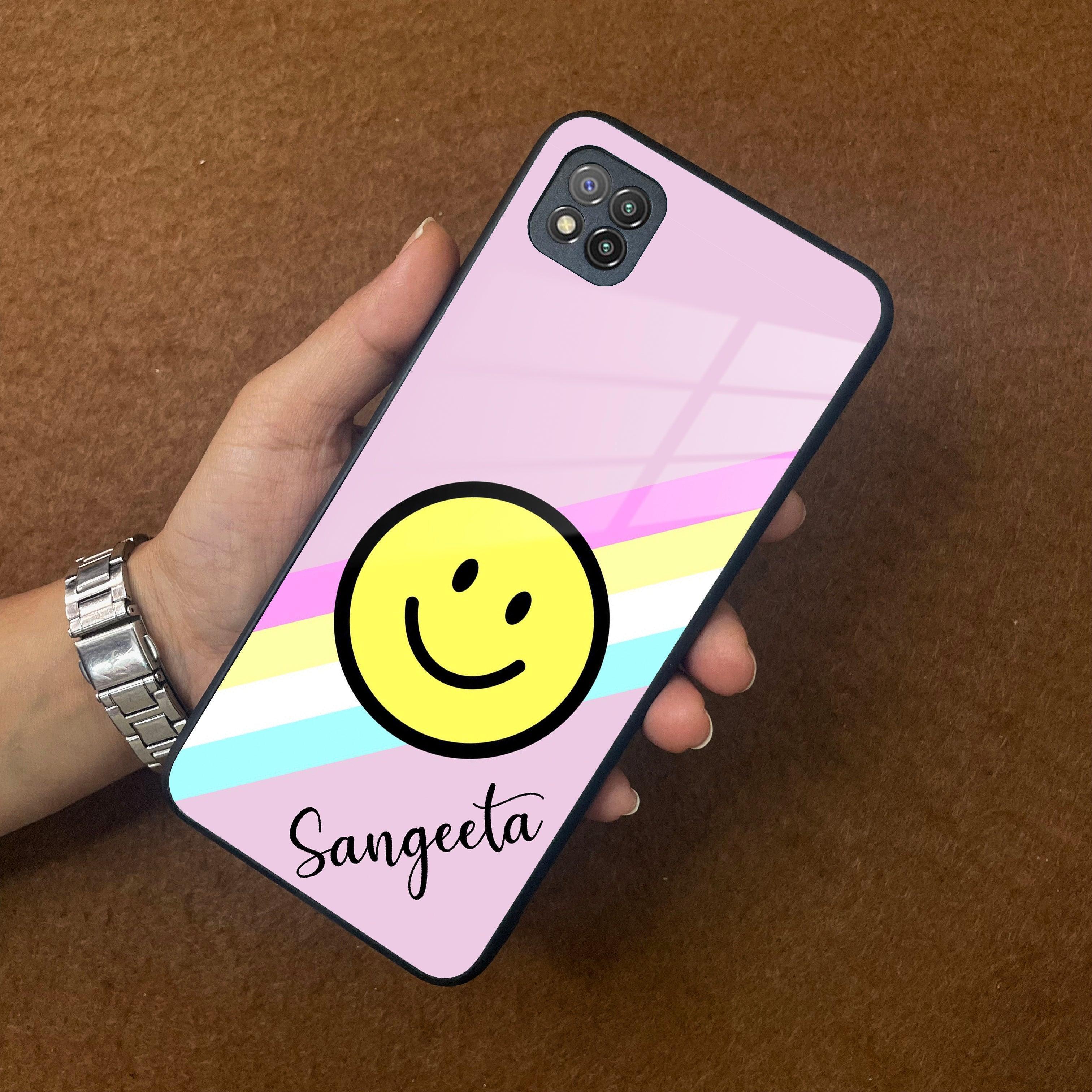 Smiley Glass Case Cover For Poco - ShopOnCliQ