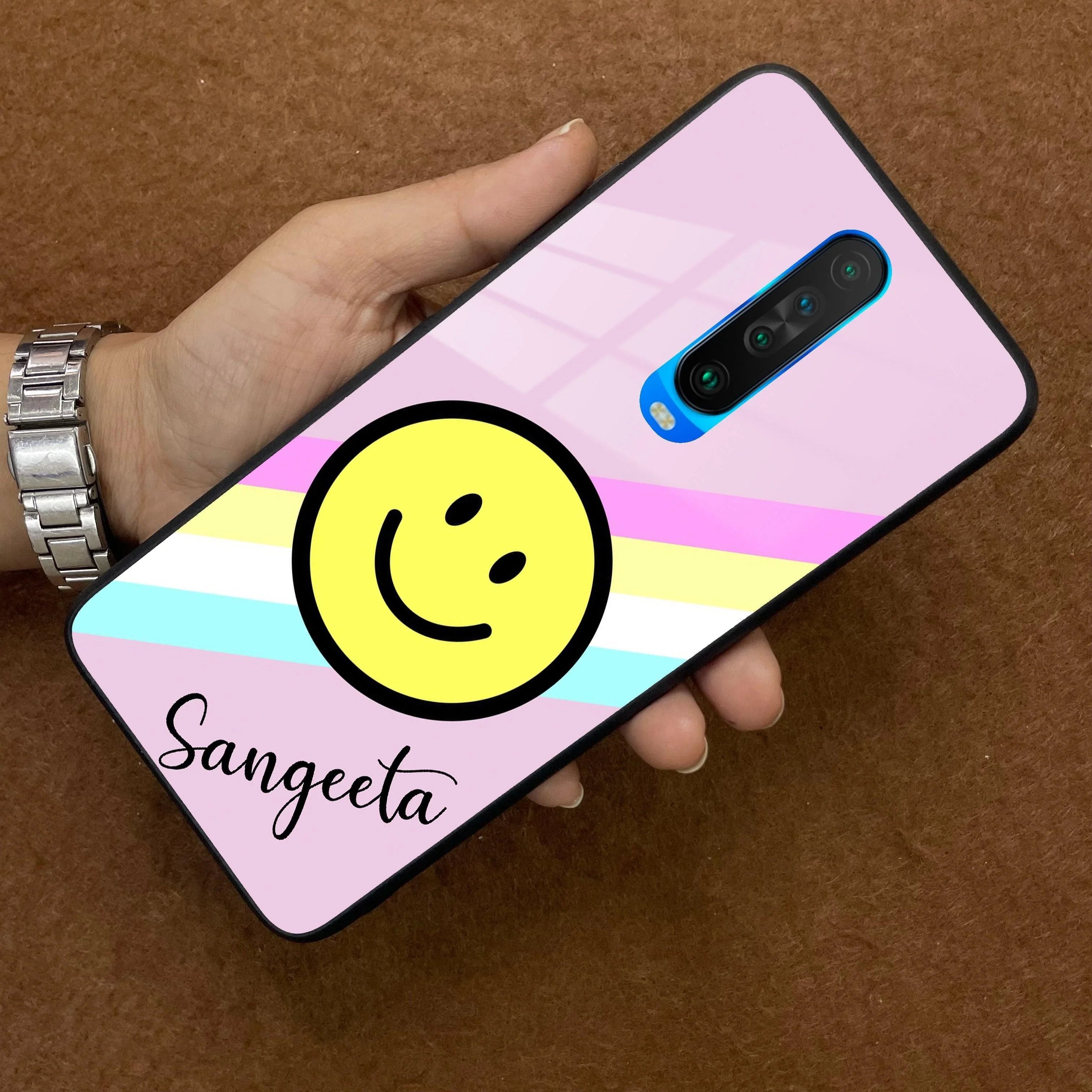 Smiley Glass Case Cover For Poco - ShopOnCliQ